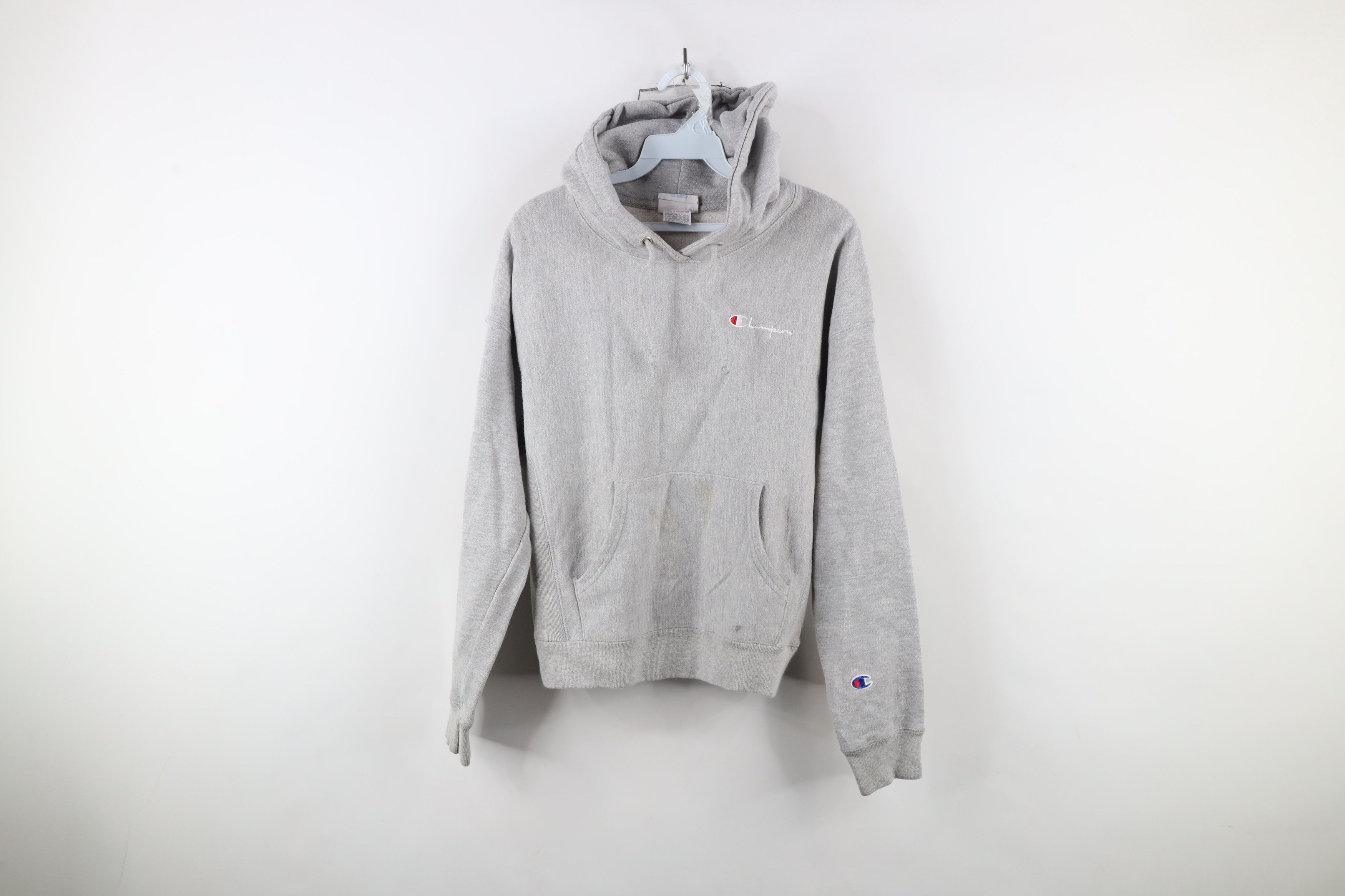 Champion × Vintage Champion Reverse Weave Heavyweight Hoodie Sweatshirt Gray Size US M / EU 48-50 / 2 - 1 Thumbnail