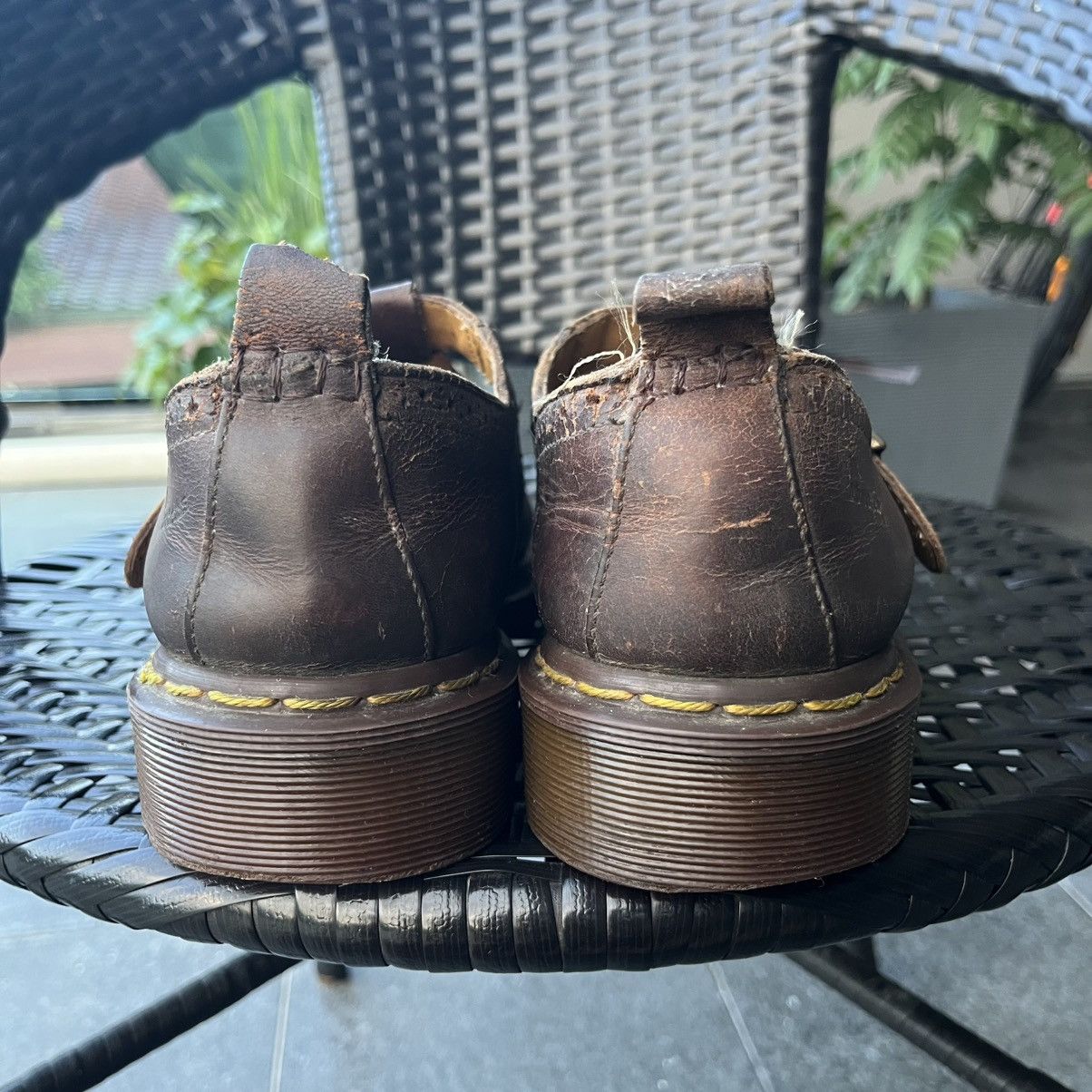 Dr. Martens (LAST DROP) Vintage Dr. Martens Wingtip Buckle Mary Jane Size US 8 / EU 41 - 9 Thumbnail
