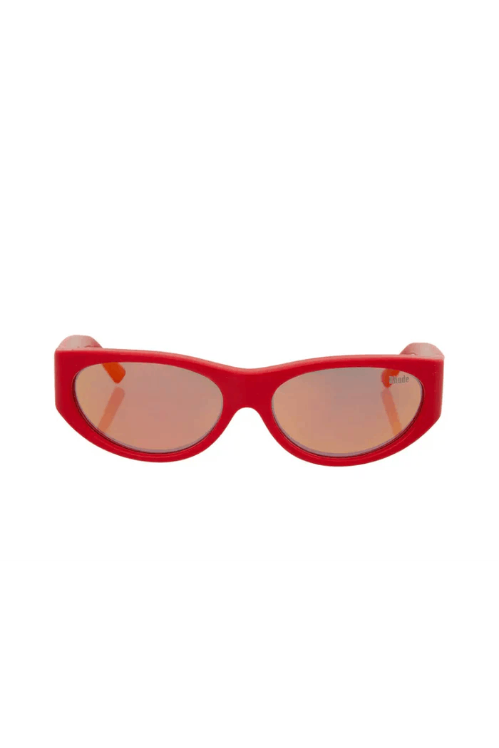 Rhude o1wfsh0625 Size: OS / Agnelli Frame Sunglasses in Red Size ONE SIZE - 1 Preview