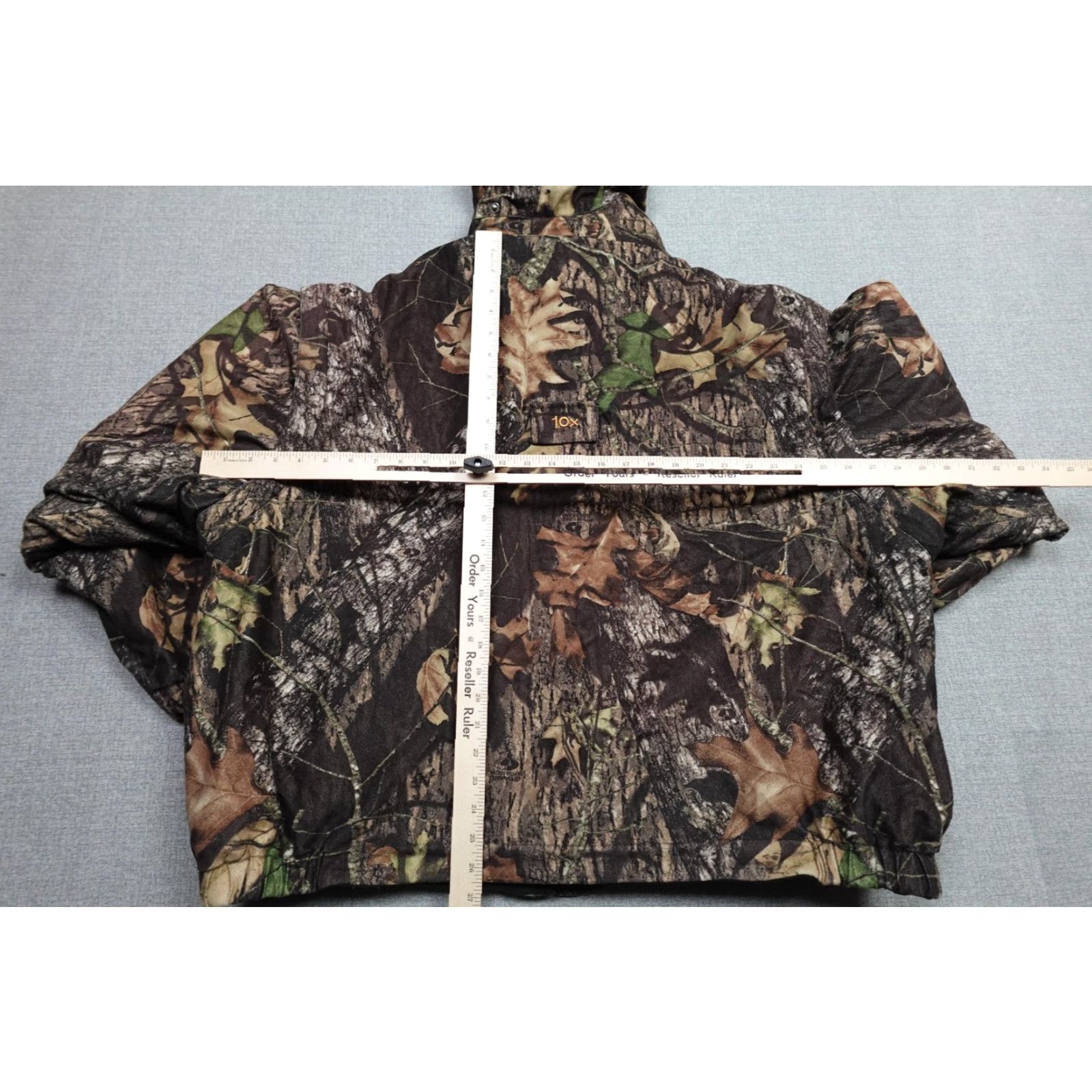 Vintage 10X Hunting Jacket Hoodie 2XL Brown Mossy Oak Camouflage Insulated Fleece Puffer Jacket Mens Regular Zip Size US XXL / EU 58 / 5 - 6 Thumbnail
