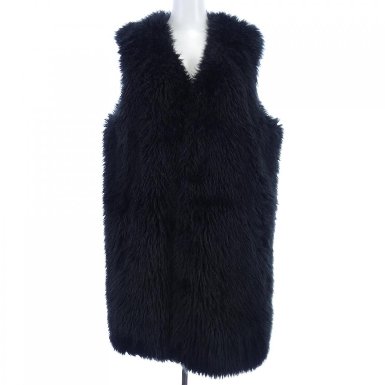 Comme des Garcons Comme des Garçons BLACK COMME des GARCONS Long Vest Textile Tops 1L-C0006 DUTY FREE for USA Size ONE SIZE - 1 Thumbnail