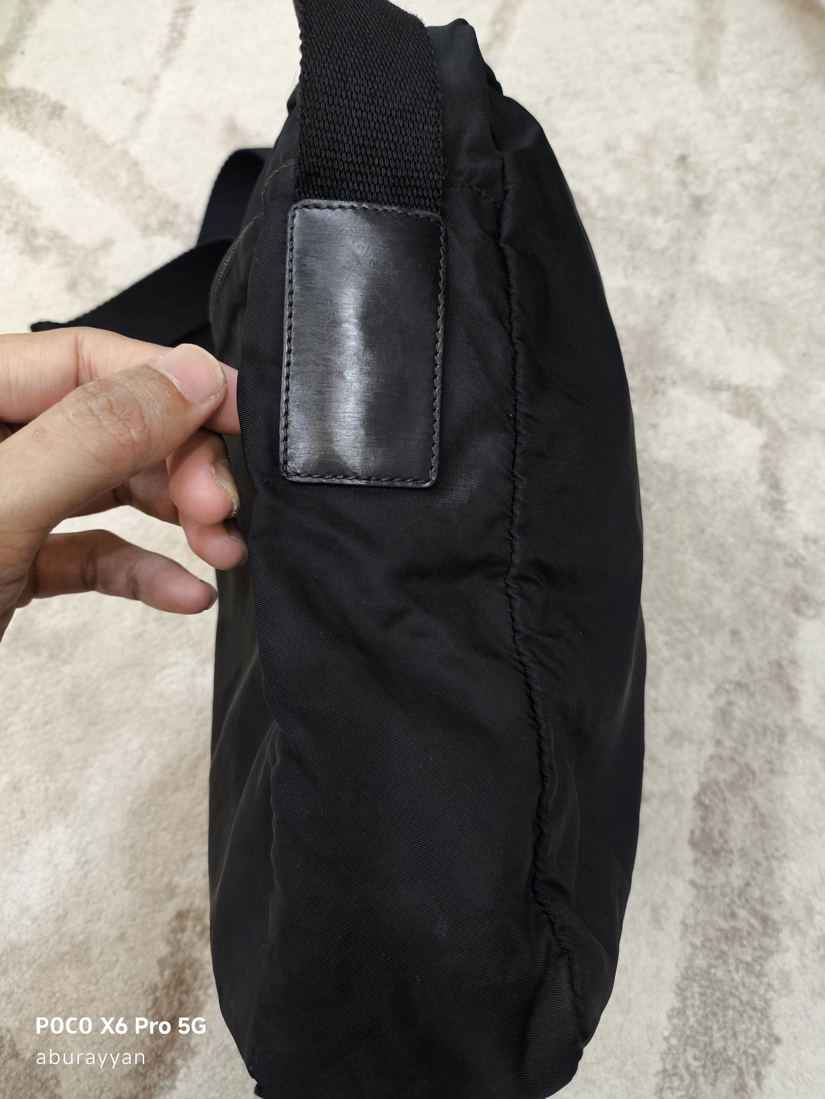 Prada Prada Tessuto Nylon Black Crossbody Sling Bag Size ONE SIZE - 6 Thumbnail