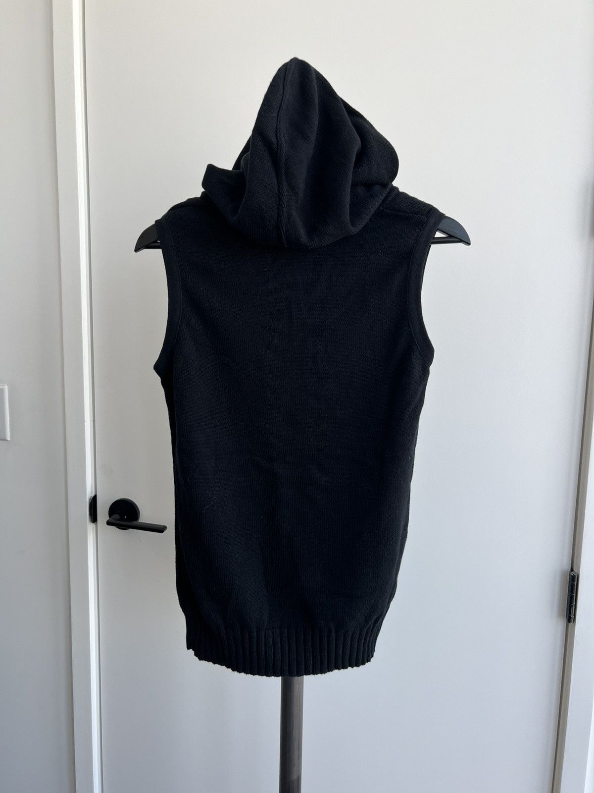 Helmut Lang AW99 Hooded Knit Vest Size US XS / EU 42 / 0 - 5 Thumbnail