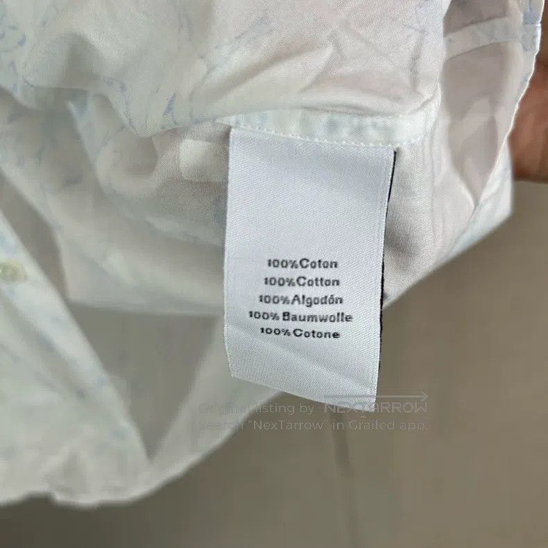 Hermes Hermes size 41 White printed shirt, 100% pure cotton, light Size US XS / EU 42 / 0 - 5 Thumbnail