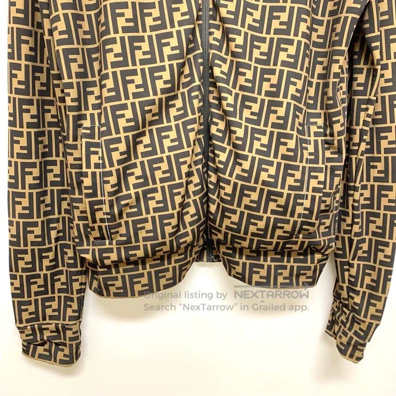 Fendi Fendi Double F Printed Jacket Size US XL / EU 56 / 4 - 6 Thumbnail