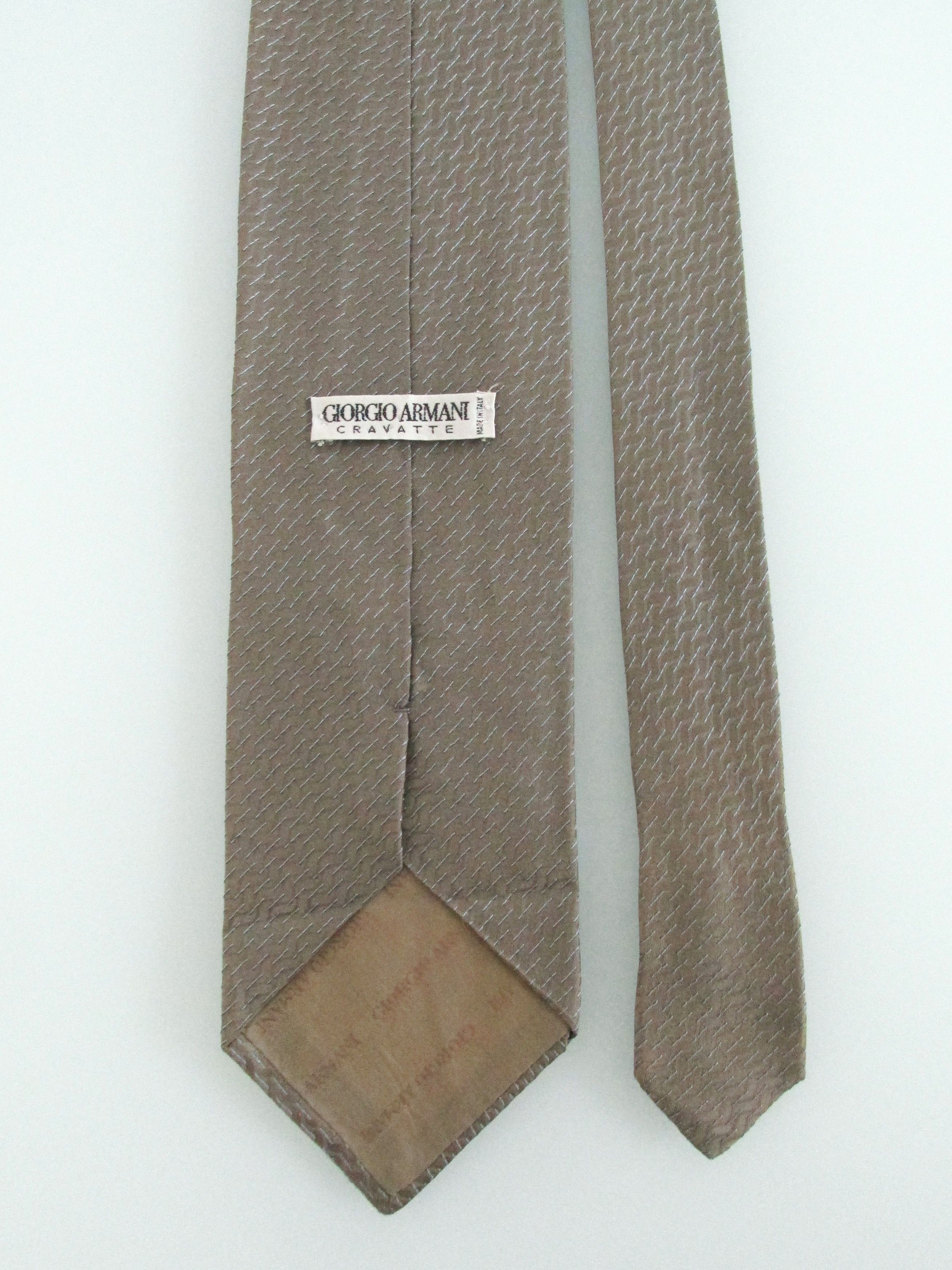 Giorgio Armani Giorgio Armani Men's Silk Tie Size ONE SIZE - 4 Thumbnail
