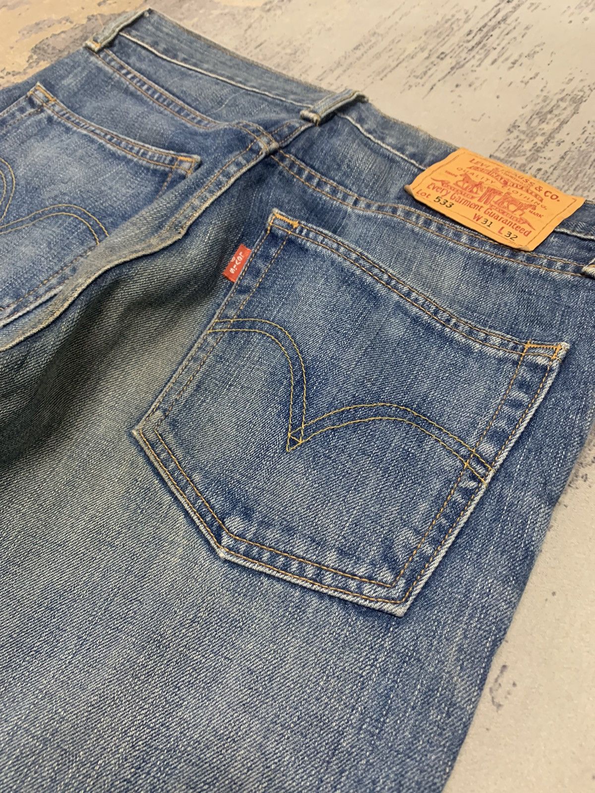 Levi's VTG Y2K Levi's Japan 533 Loose Straight Leg Jeans Cotton Size US 32 / EU 48 - 14 Thumbnail