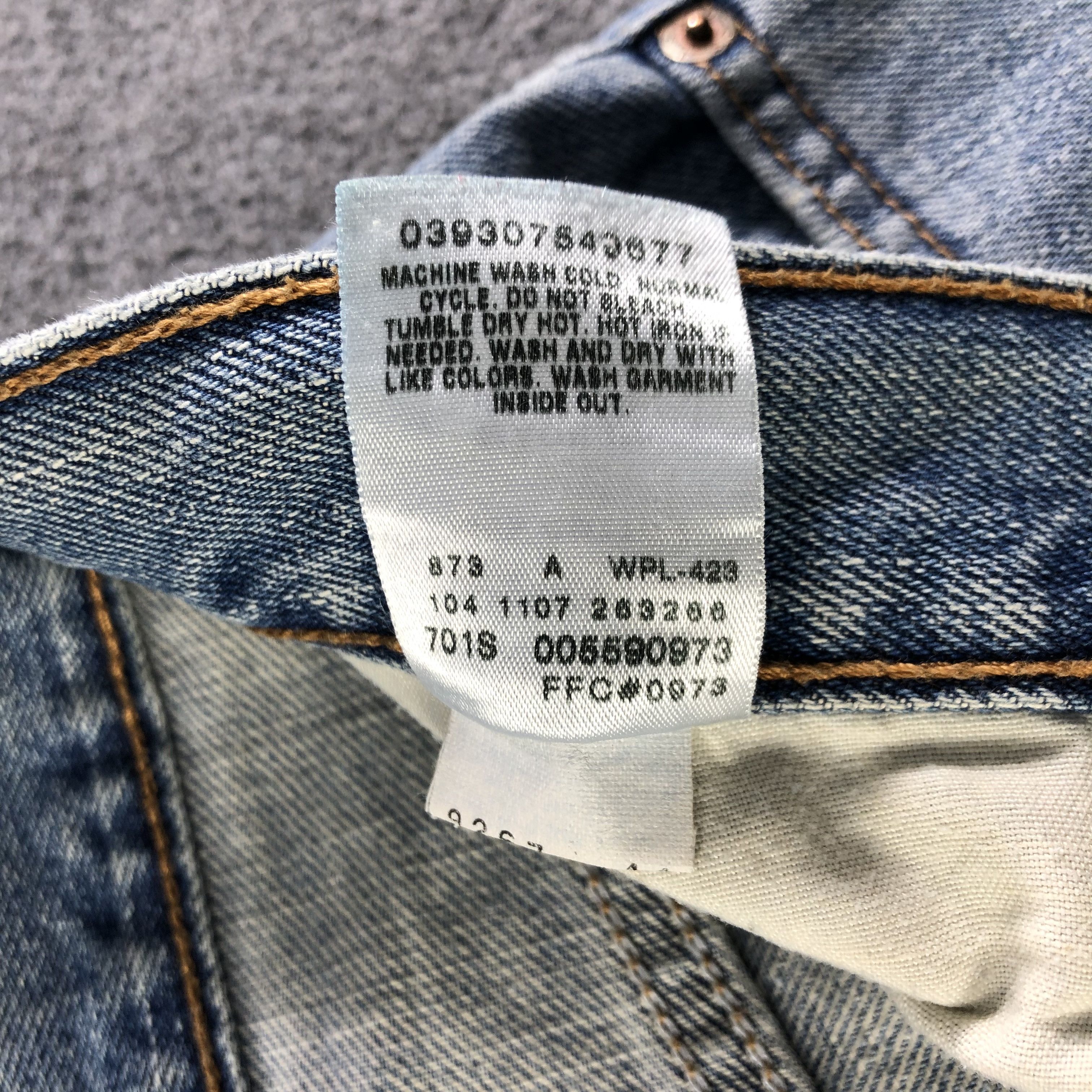 Levi's Vintage Blue Wash Levis 559 Jeans-J3114 Size US 36 / EU 52 - 11 Thumbnail