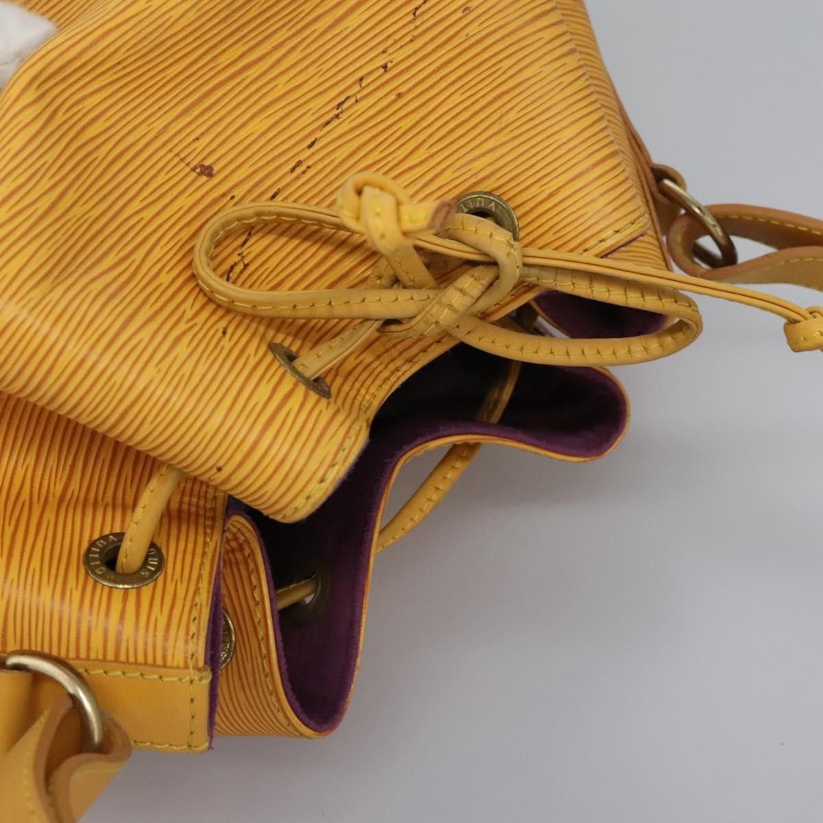 Louis Vuitton LOUIS VUITTON Epi Petit Noe Shoulder Bag Yellow M44109 Size ONE SIZE - 6 Thumbnail