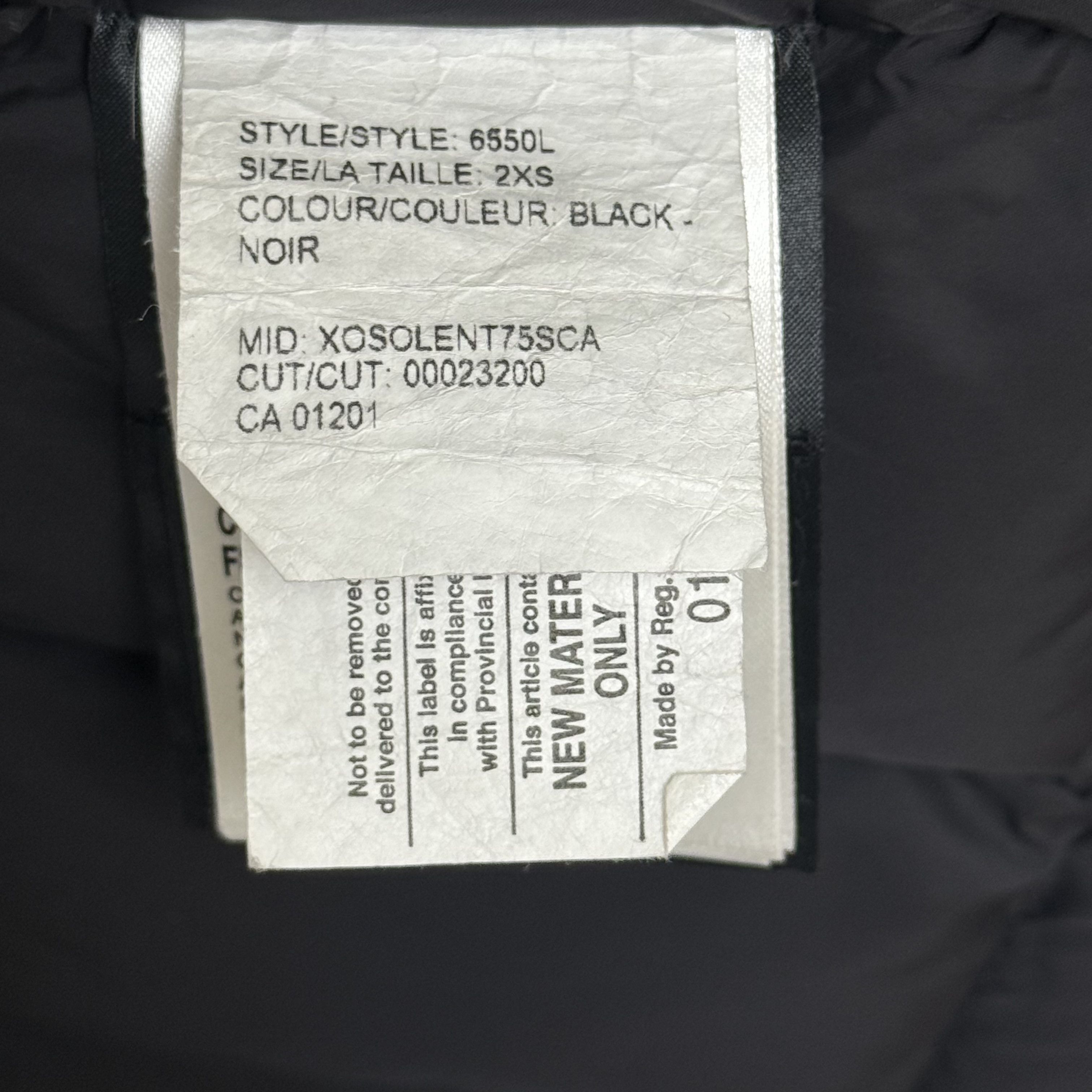 Canada Goose Canada Goose Trillium Down Jacket Black (2XS) Size ONE SIZE - 7 Thumbnail