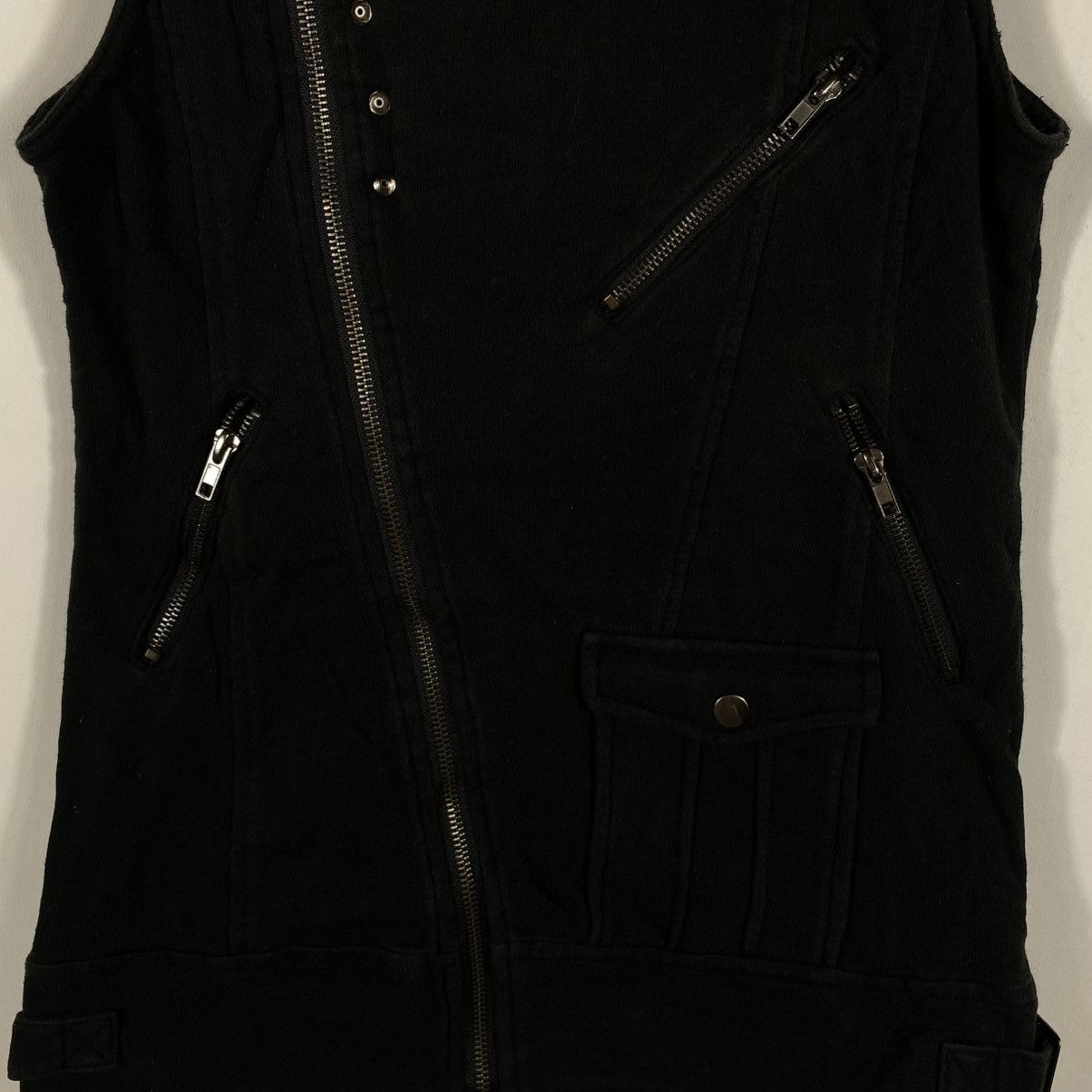 Japanese Brand Japanese Brand BLOW Punk Multi-Zipper Sleeveless Jacket Size M / US 6-8 / IT 42-44 - 2 Thumbnail
