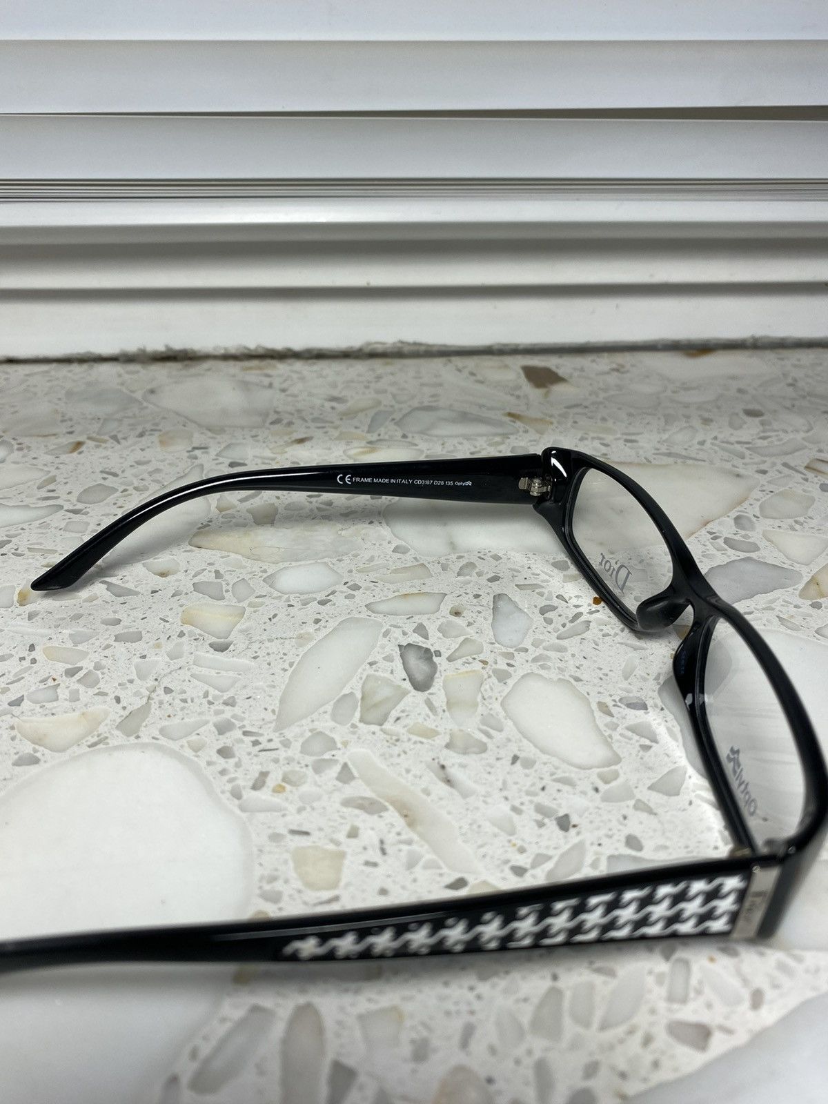 Dior × Vintage Dior Silver Tab Vintage Sunglasses Size ONE SIZE - 8 Thumbnail