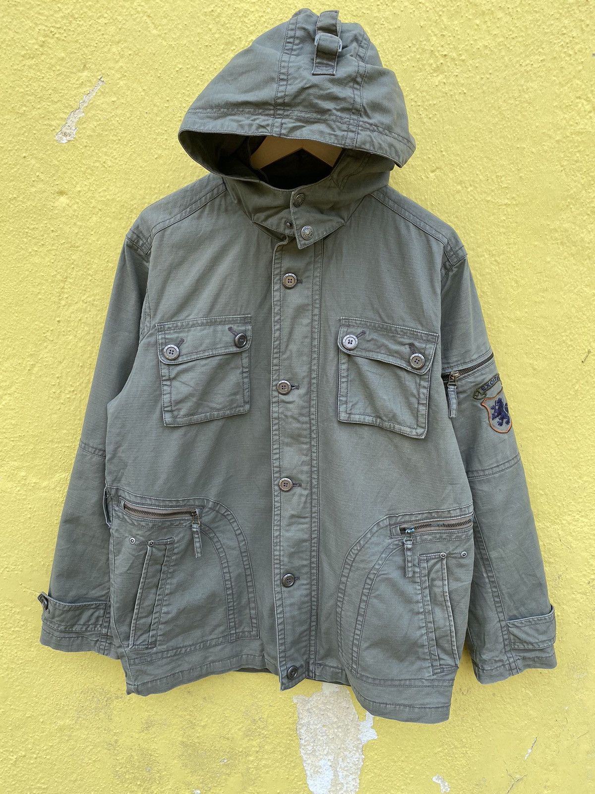 Japanese Brand Clride jeans Multipocket hoodie jacket Size US L / EU 52-54 / 3 - 16 Thumbnail