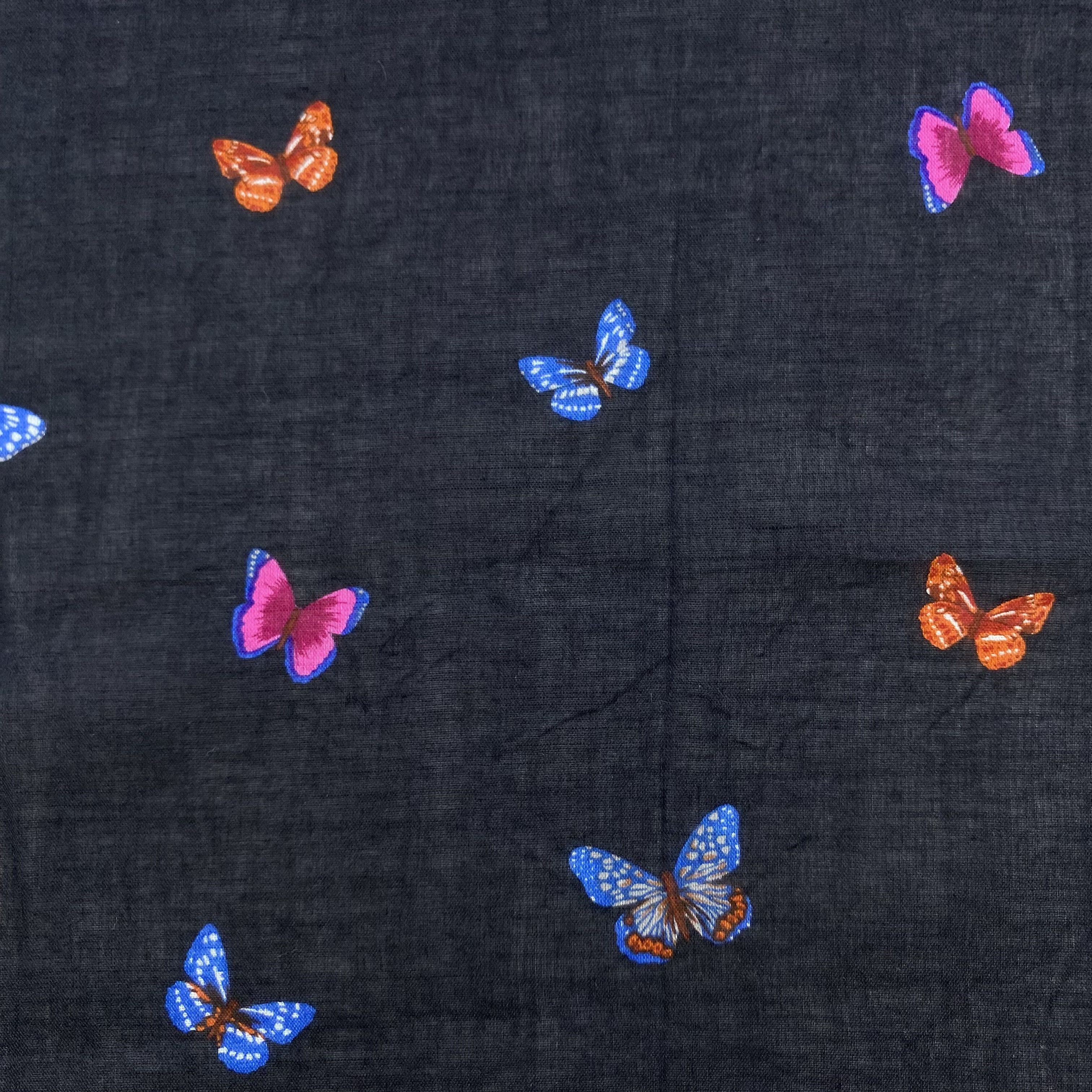 Hanae Mori × Vintage Hanae Mori Bandana/ Handkerchief / Neckerchief Size ONE SIZE - 4 Thumbnail