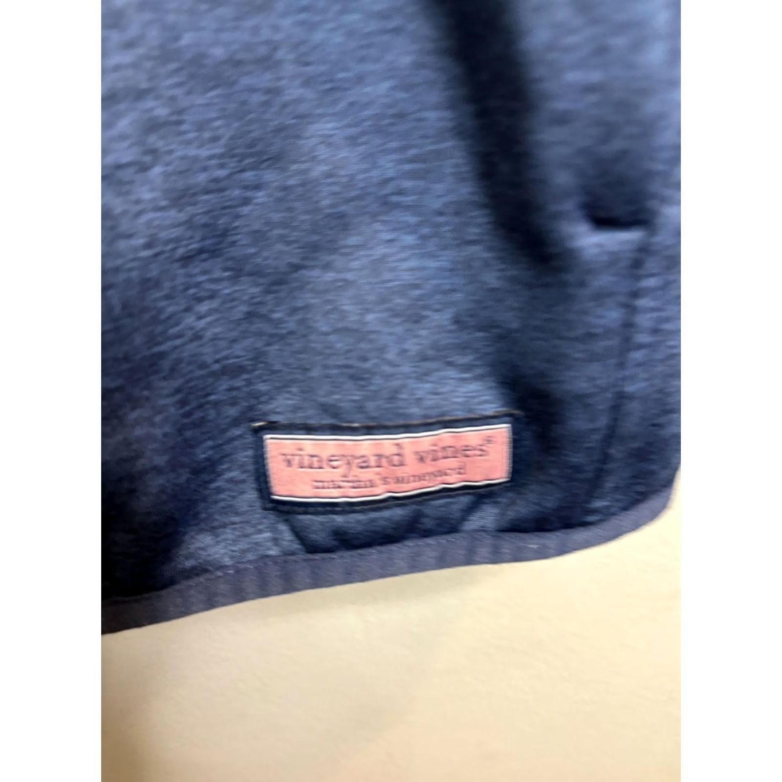 Vineyard Vines Vineyard Vines Pullover Mens Large Blue Quarter Zip Performance Sweater Outdoors Size US L / EU 52-54 / 3 - 4 Thumbnail