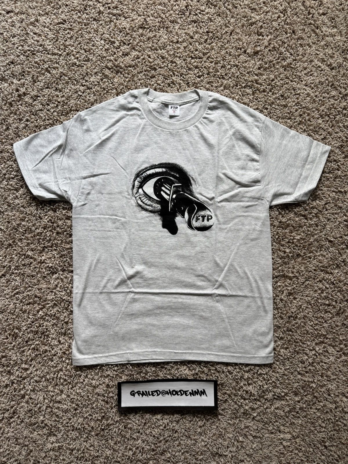 Fuck The Population FTP Pupil Tee Ash Grey Size US L / EU 52-54 / 3 - 1 Thumbnail