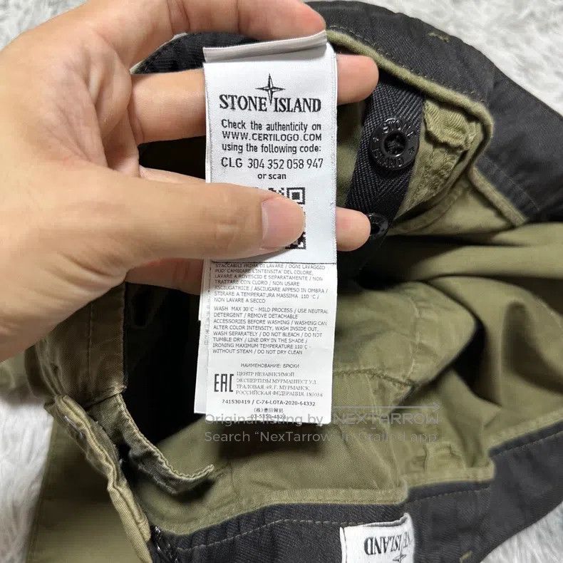 Stone Island Stone Island Four Pocket Work Pants Trousers Military Gree Size US 36 / EU 52 - 7 Thumbnail