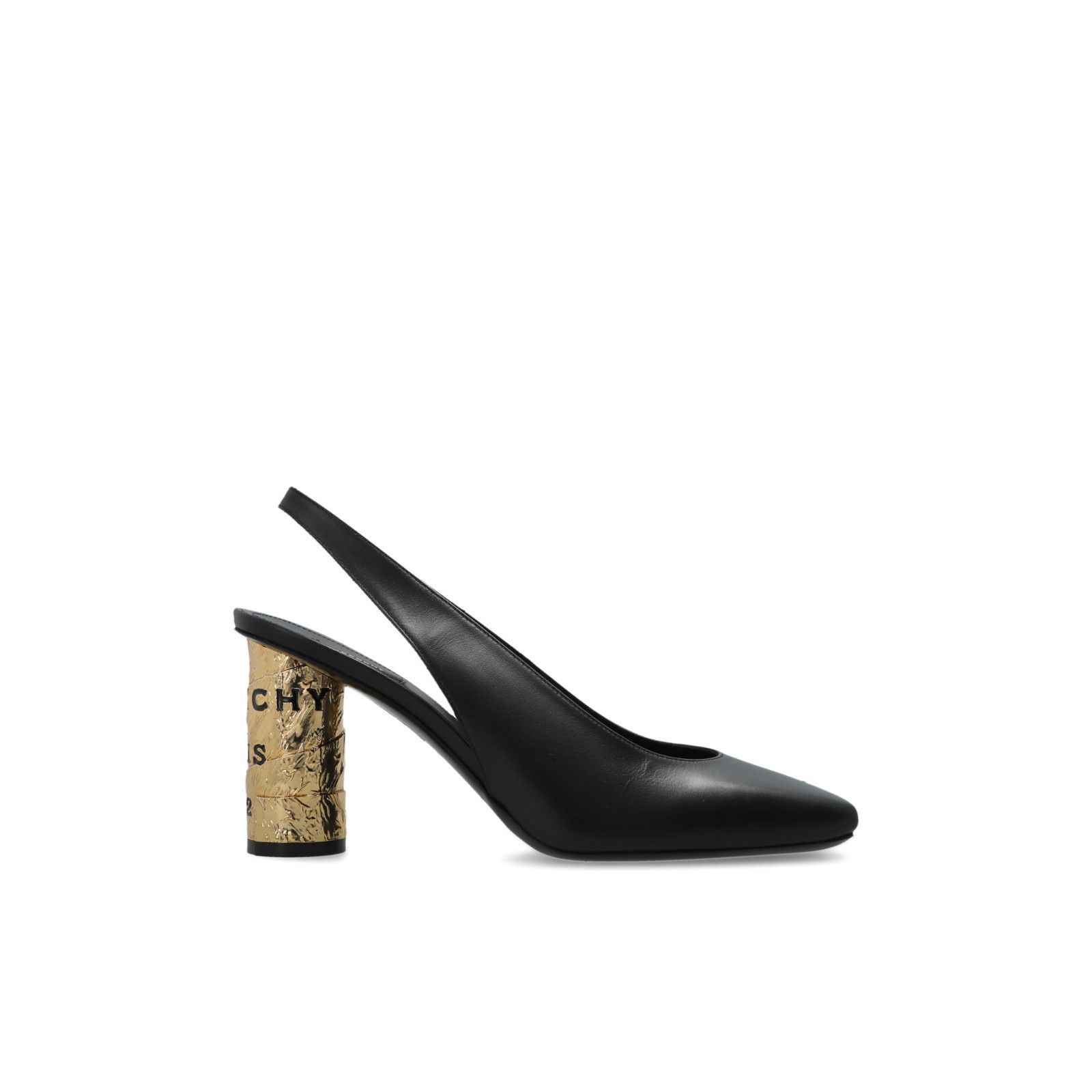 Givenchy GIVENCHY Black Leather 95mm Heel Pumps New & Authentic (Wome Size US 6 / IT 36 - 1 Thumbnail
