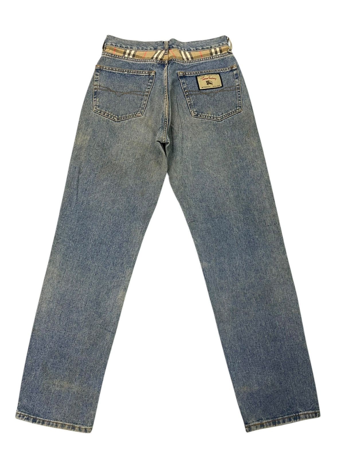 Burberry Vtg Thomas Burberry Tapered Jeans Nova Check 3🟦8 Size US 30 / EU 46 - 2 Thumbnail