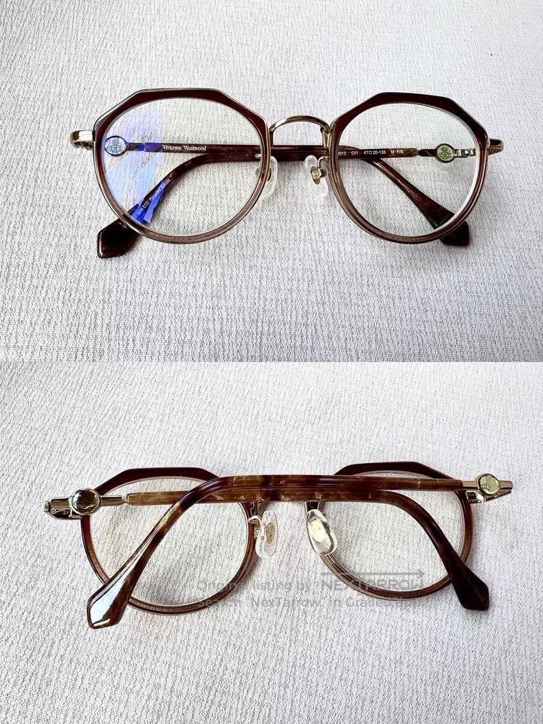 Vivienne Westwood Vivienne Westwood Diamond Edge Square Frame Saturn Nerd Gl Size ONE SIZE - 4 Thumbnail
