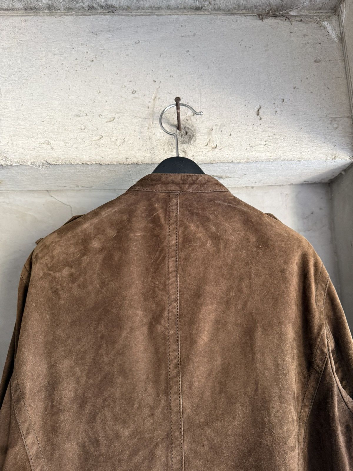 Neil Barrett Neil Barrett Brown Suede Lamb Leather Jacket Size US XS / EU 42 / 0 - 6 Thumbnail
