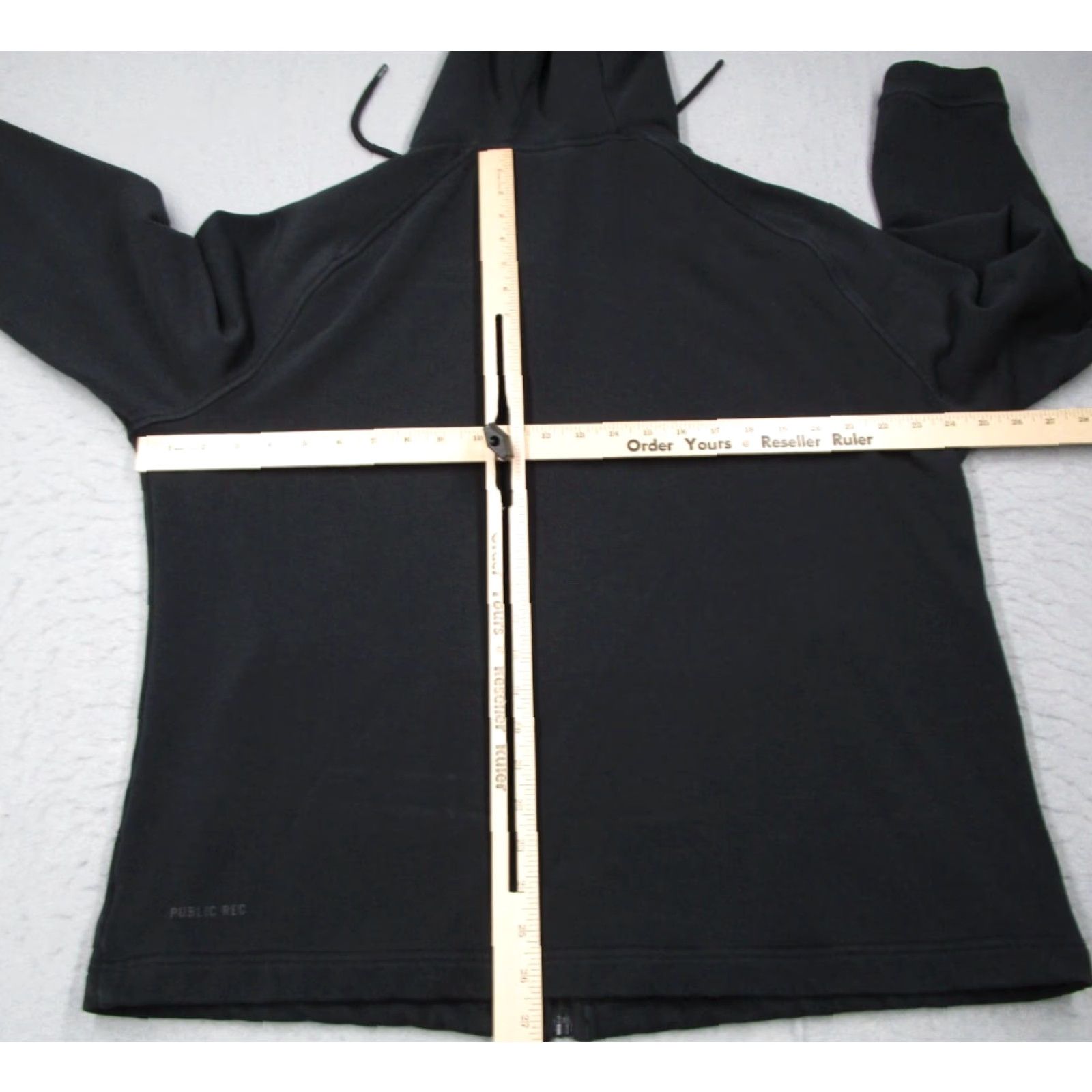 Vintage PUBLIC REC Hoodie Men XL Black Pima Cotton Full Zip with Pockets - Regular Fit - Microfiber Cotton Blend - Golf Hiking Walking - Black Size US XL / EU 56 / 4 - 7 Thumbnail