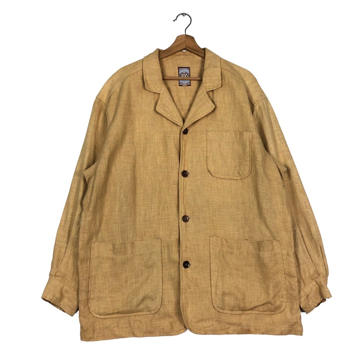 Japanese Brand × Vintage 📌VINTAGE CHORE WORK JACKET ALBE MARLE JAPAN BIG POCKETS Size US L / EU 52-54 / 3 - 2 Thumbnail