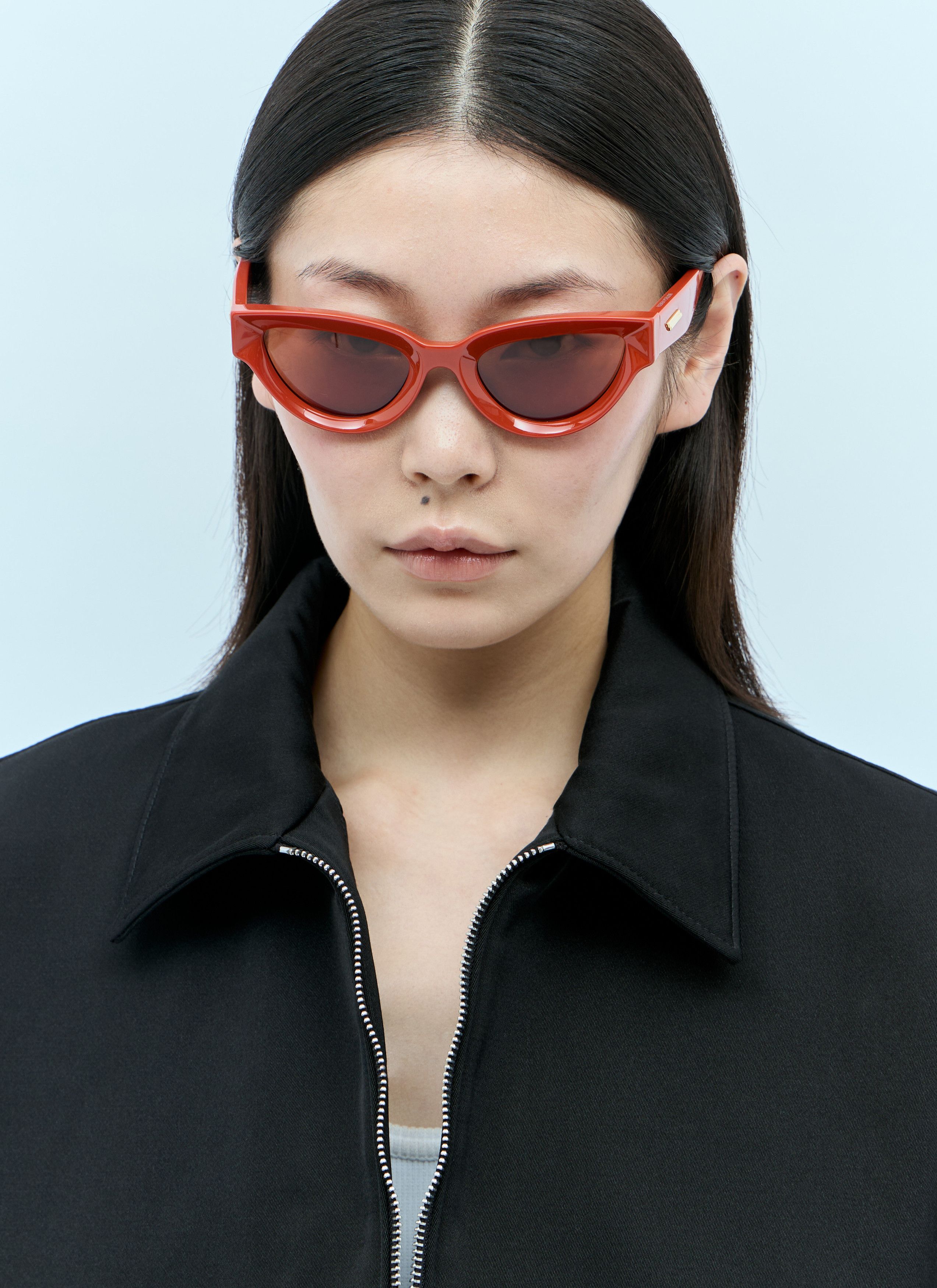 Bottega Veneta Orange BV1249S Sharp Cat Eye Acetate Sunglasses Size ONE SIZE - 8 Thumbnail