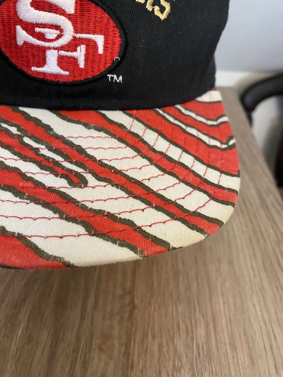 NFL × Vintage × Zubaz Vintage 90’s San Francisco 49ers Zubaz Pro Line Snap Back Size ONE SIZE - 4 Thumbnail