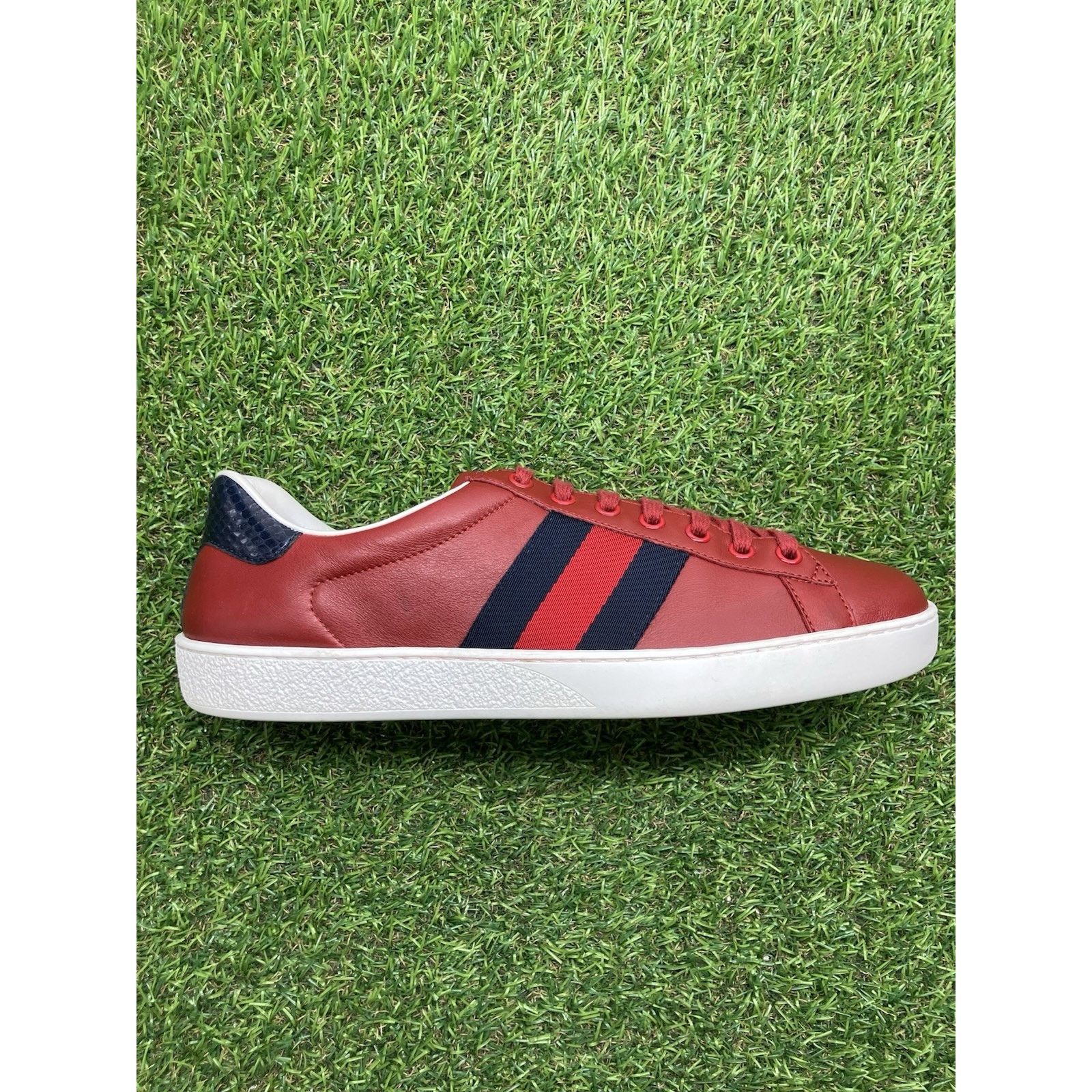 Gucci Gucci Ace ' Red ' | EXCELLENT CONDITION! Size US 7.5 / EU 40-41 - 2 Thumbnail