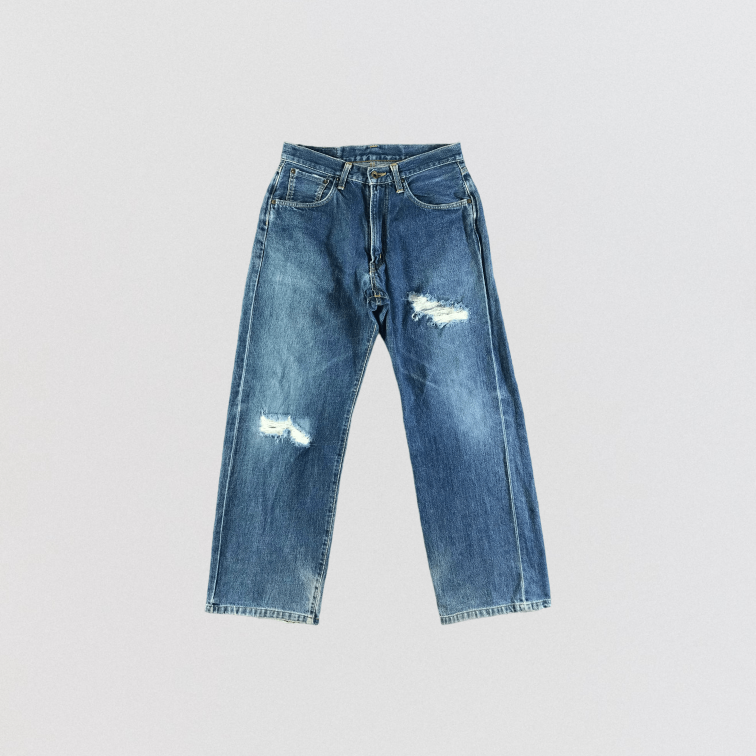 Vintage Blue Wash Edwin 505 Selvedge Jeans-JM3649