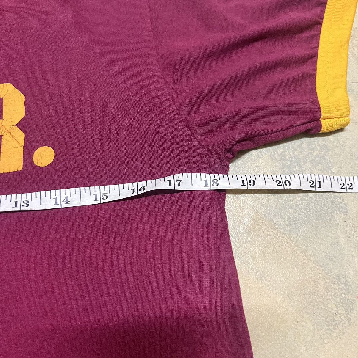 Vintage Vintage Ringer T Shirt Size US S / EU 44-46 / 1 - 11 Thumbnail