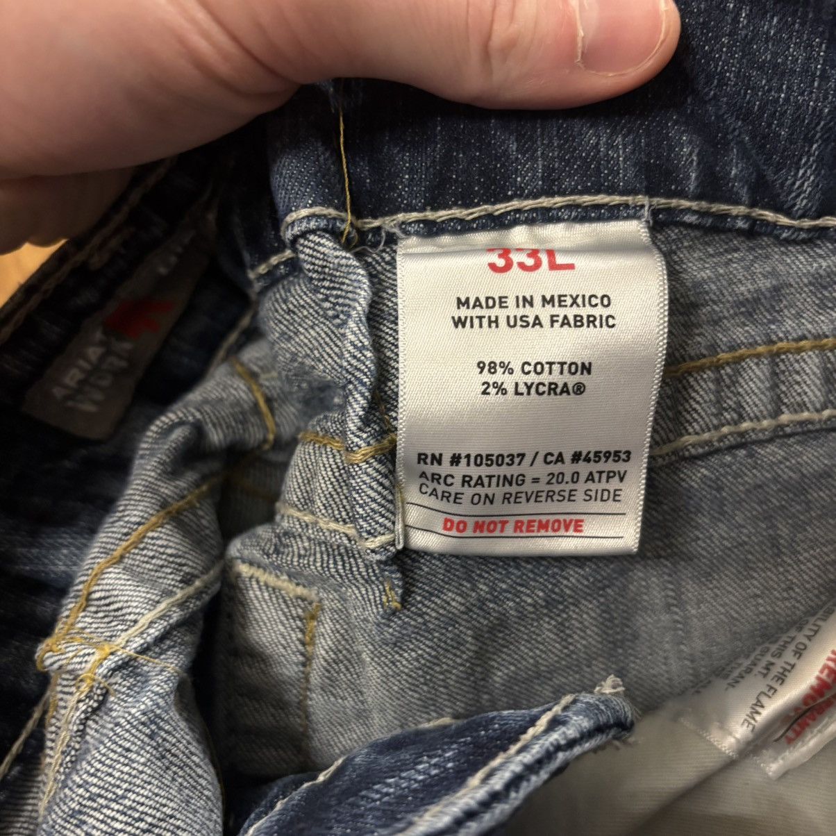 Ariat × Vintage Vintage Baggy Flame Resistant Ariat Blue Jeans Size US 34 / EU 50 - 3 Thumbnail