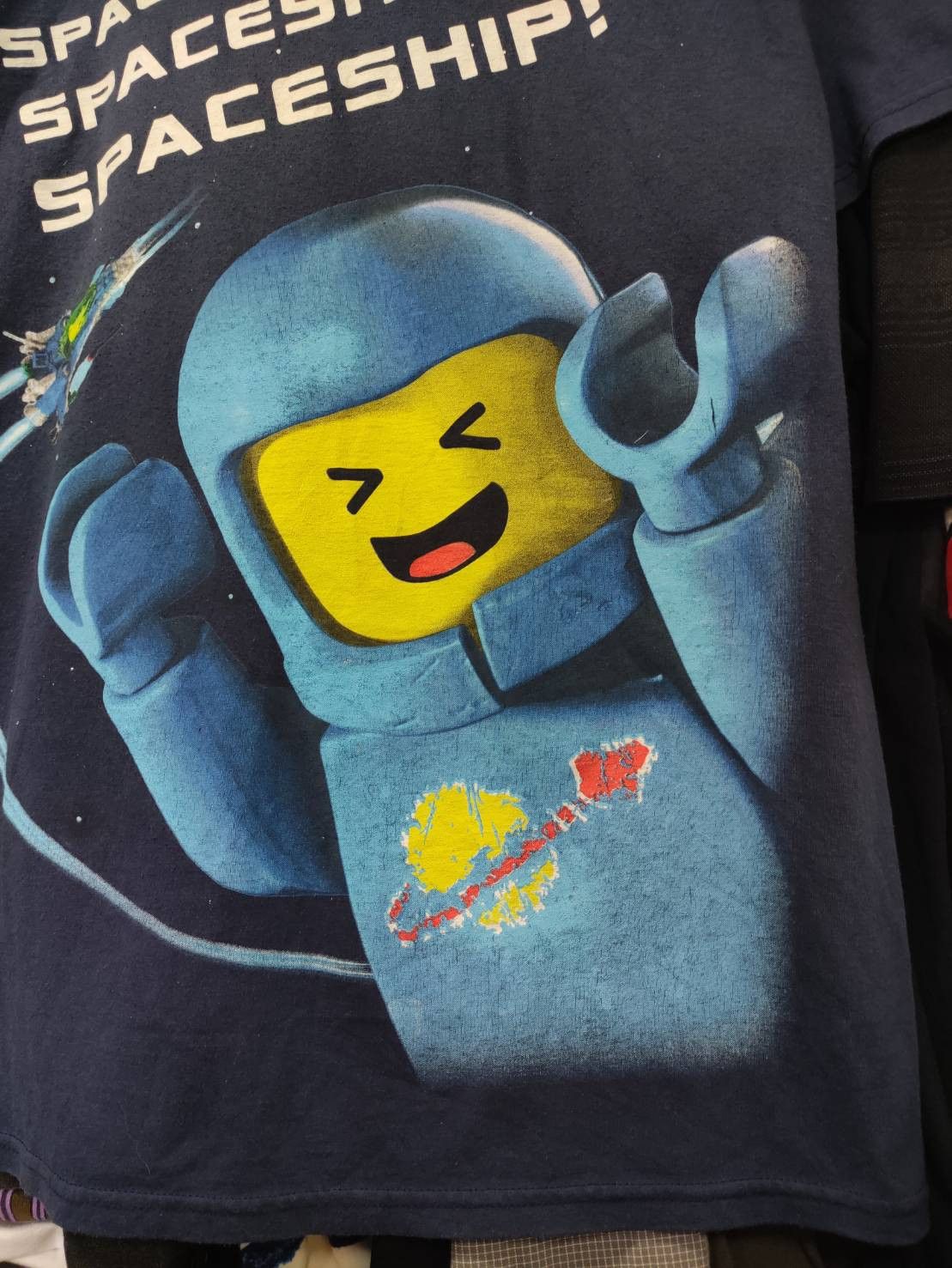 LEGO The Lego " SpaceShip! " Movie Promo Big Print T-Shirt Size US L / EU 52-54 / 3 - 4 Thumbnail