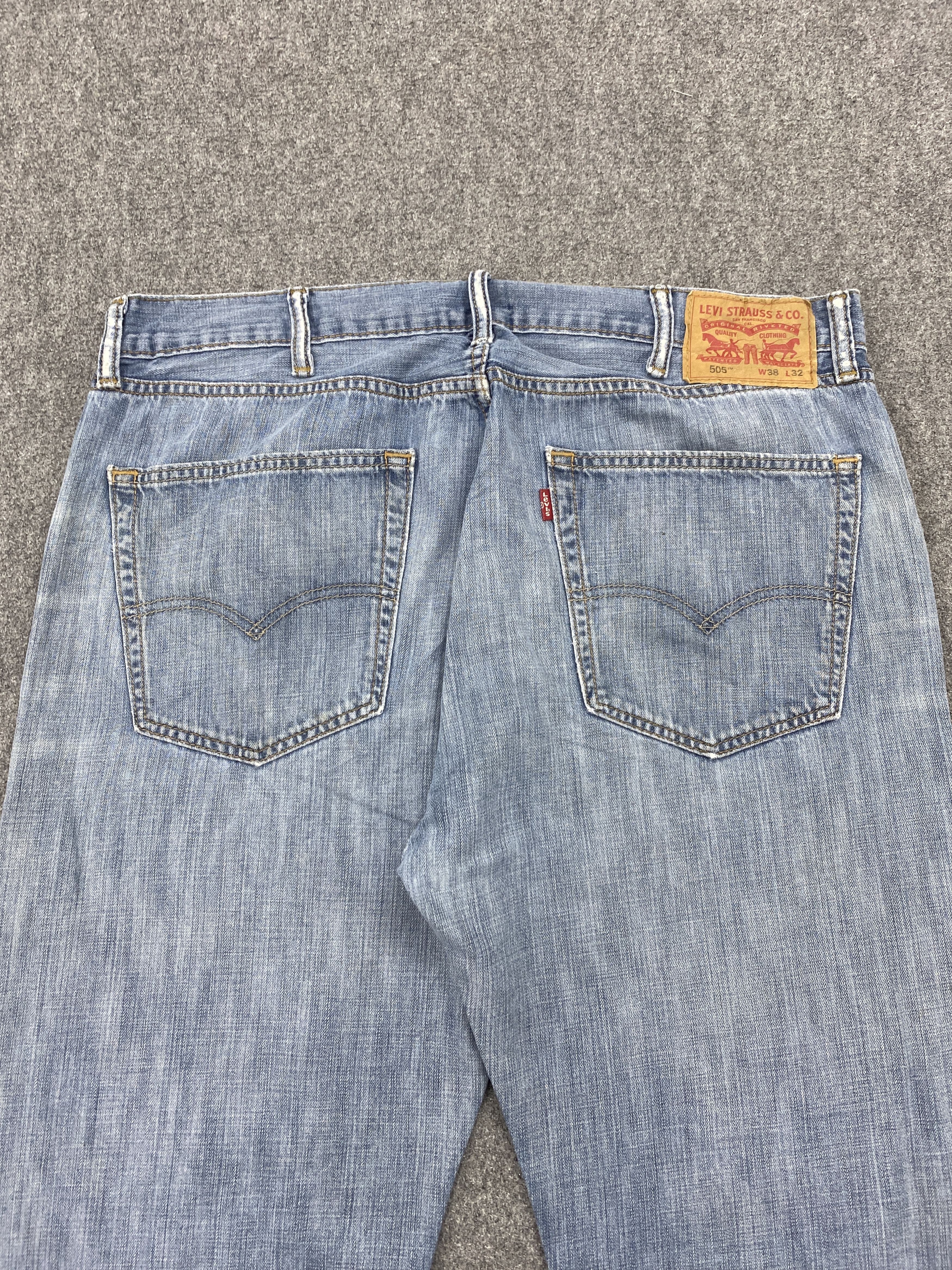 Levi's Vintage Levis 505 Faded Denim Pants DP2673 Size US 30 / EU 46 - 15 Thumbnail