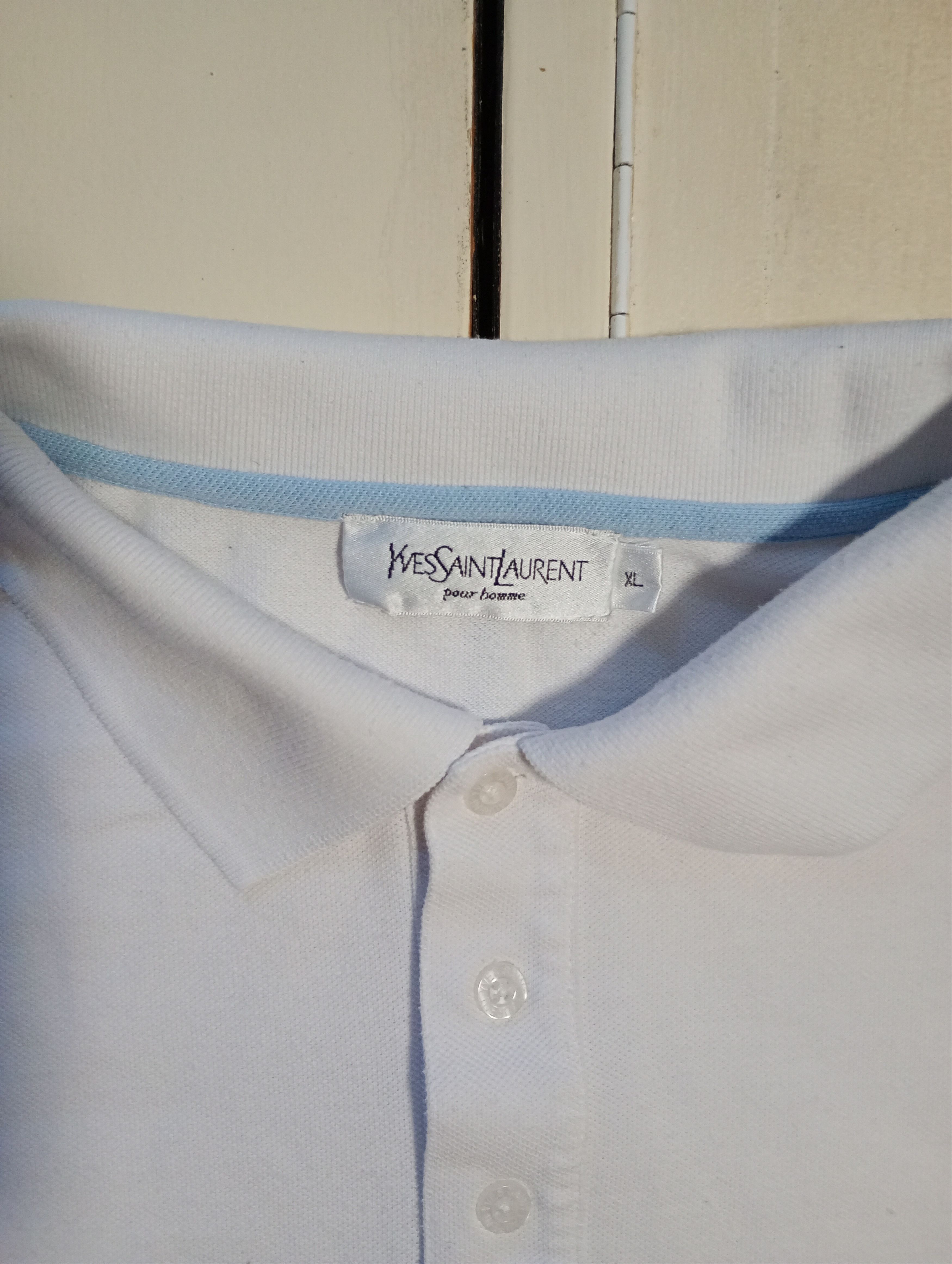 Yves Saint Laurent YSL Pour Homme Polo Shirt Vintage 90's Size US XL / EU 56 / 4 - 7 Thumbnail