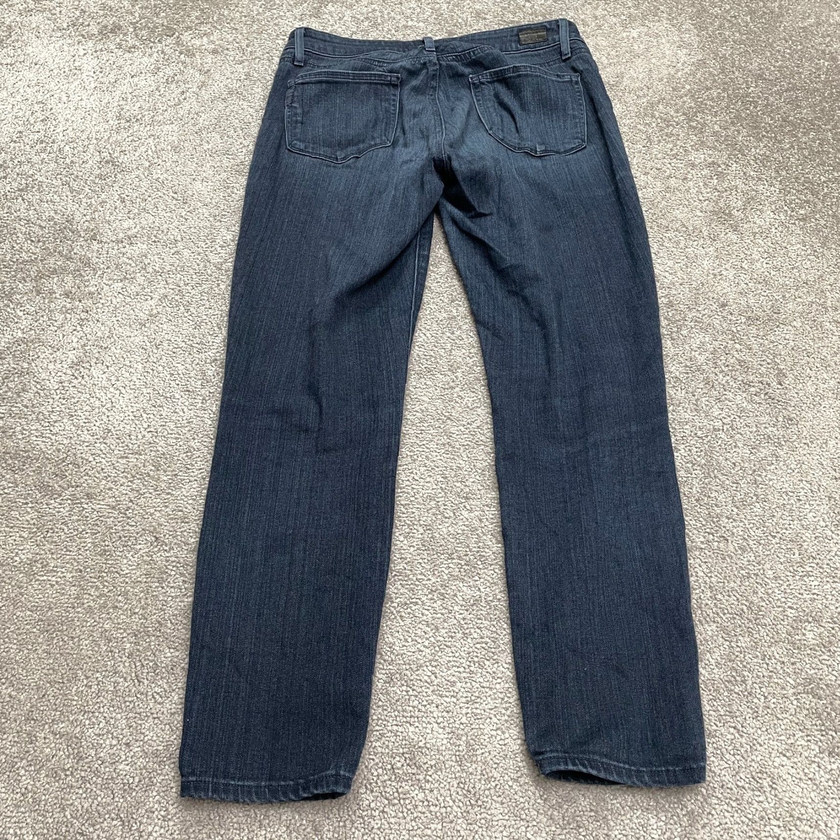 Paige Paige Verdugo Ankle Jeans Womens 29 Blue Mid Rise Soft Stretch Denim 30x27 Size 29" - 2 Thumbnail