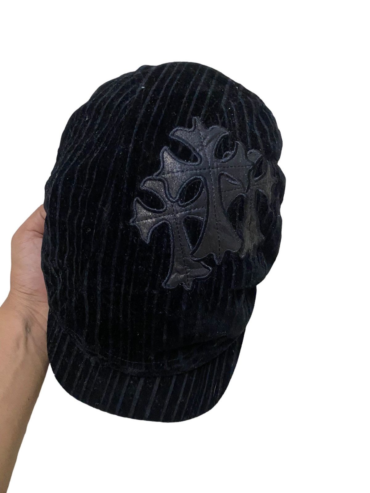 Japanese Brand × Seditionaries Japanase brand cross logo cap corduroy material Size ONE SIZE - 3 Thumbnail