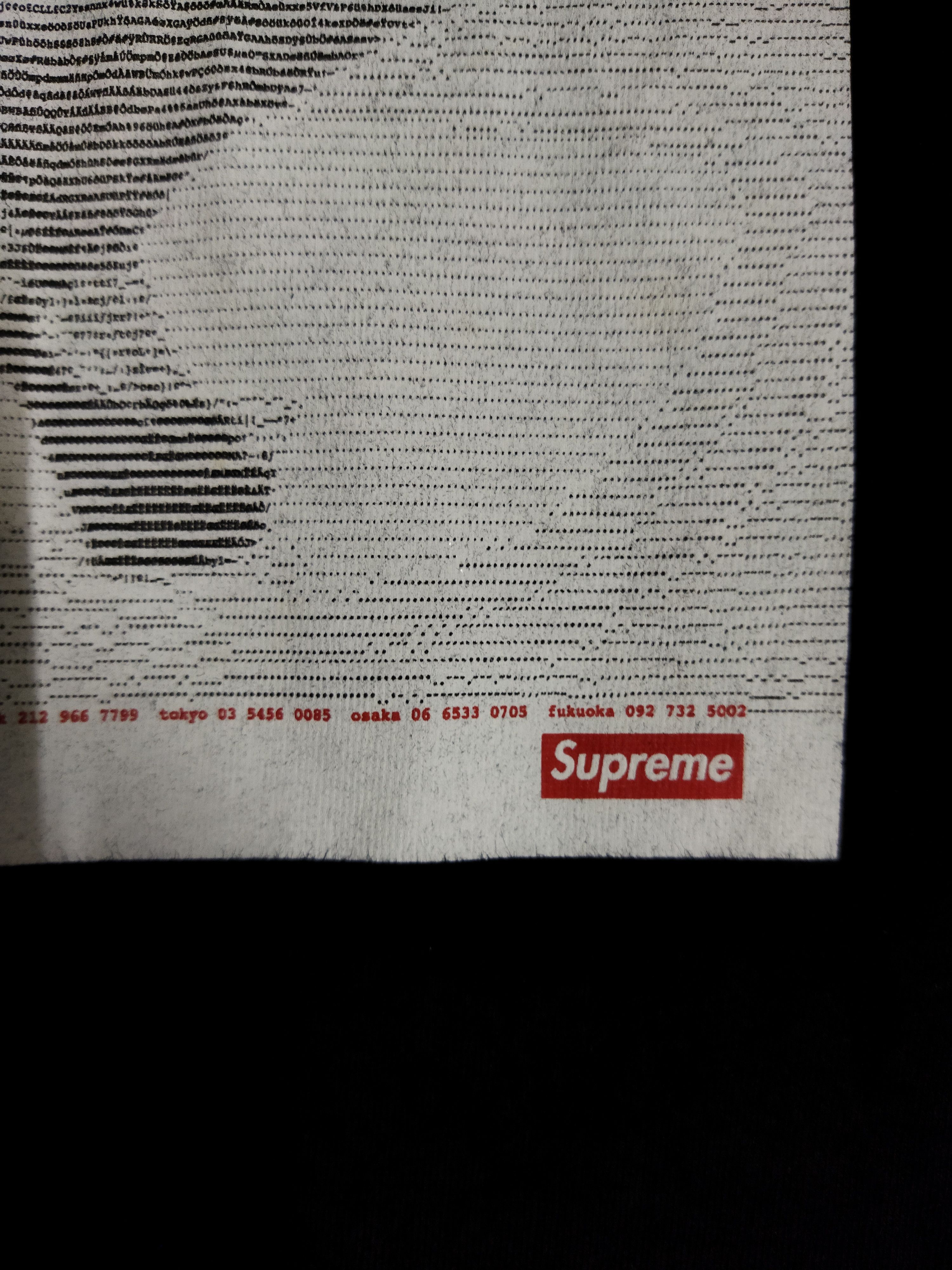Supreme Supreme Digi Tee Size US S / EU 44-46 / 1 - 3 Thumbnail