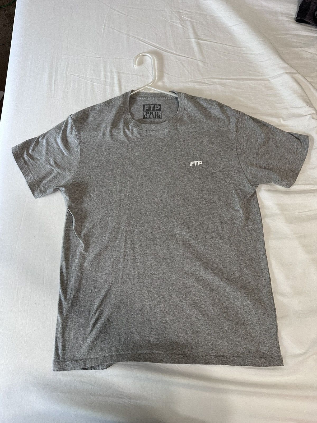 Fuck The Population Grey FTP x ProClub T Shirt | Grailed