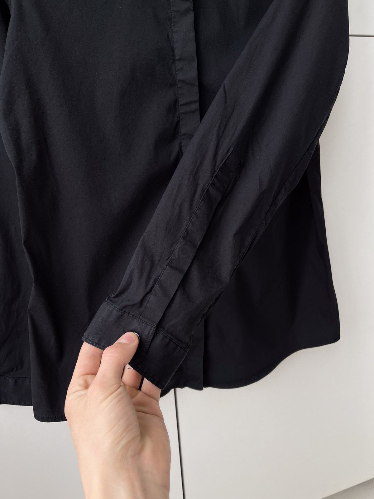 Burberry Vintage Burberry Button Up Black Shirt Nova Check Size L / US 10 / IT 46 - 5 Thumbnail