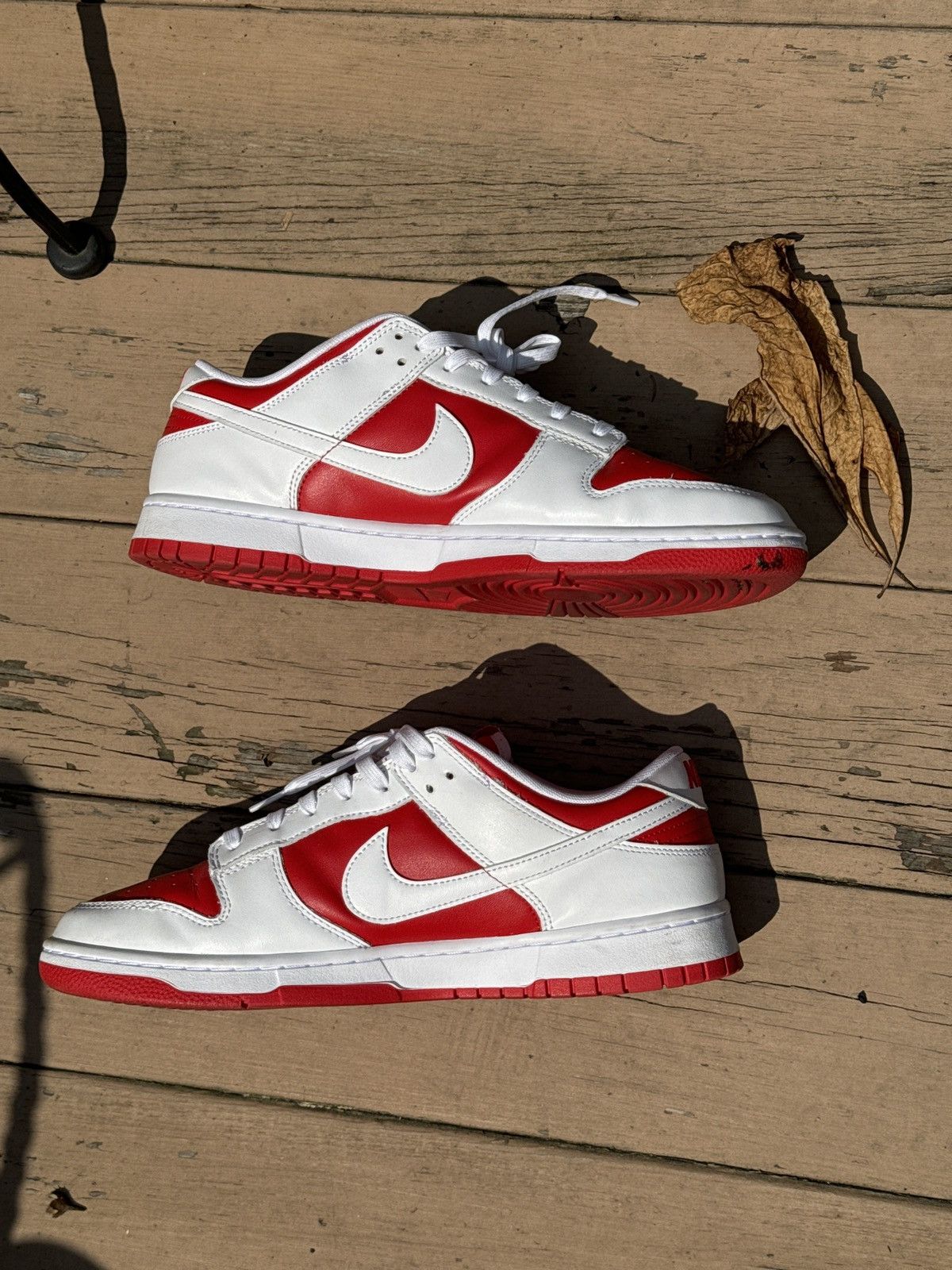 Nike Nike Dunk Low ‘Championship Red’ Size US 13 / EU 46 - 2 Thumbnail