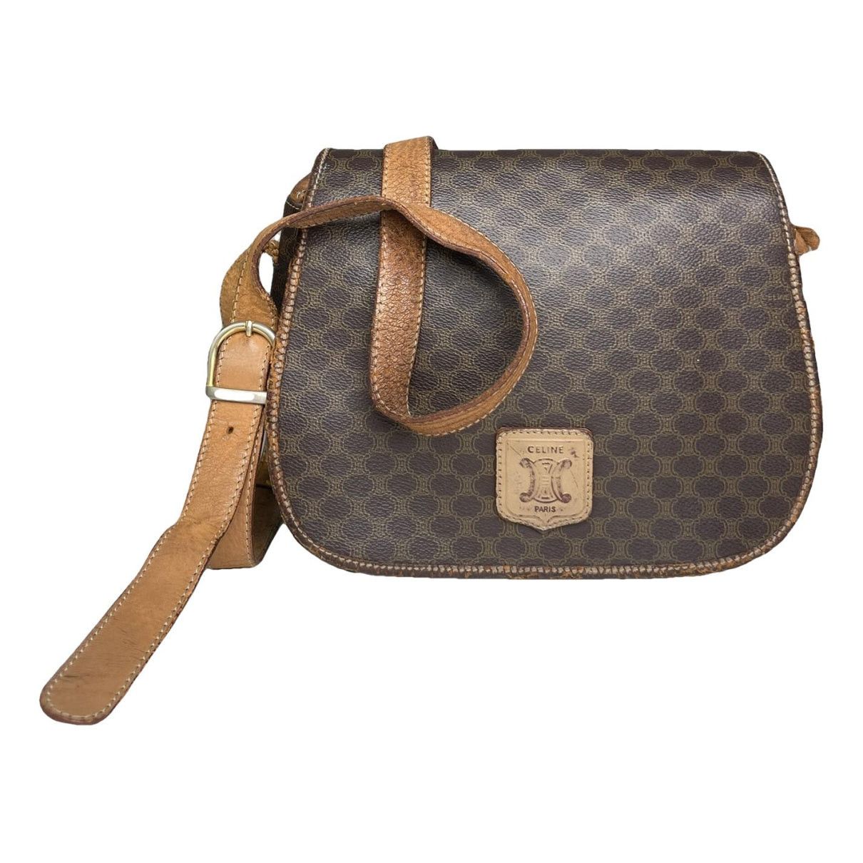 Celine Triomphe Brown Leather Handbag Size ONE SIZE - 1 Thumbnail