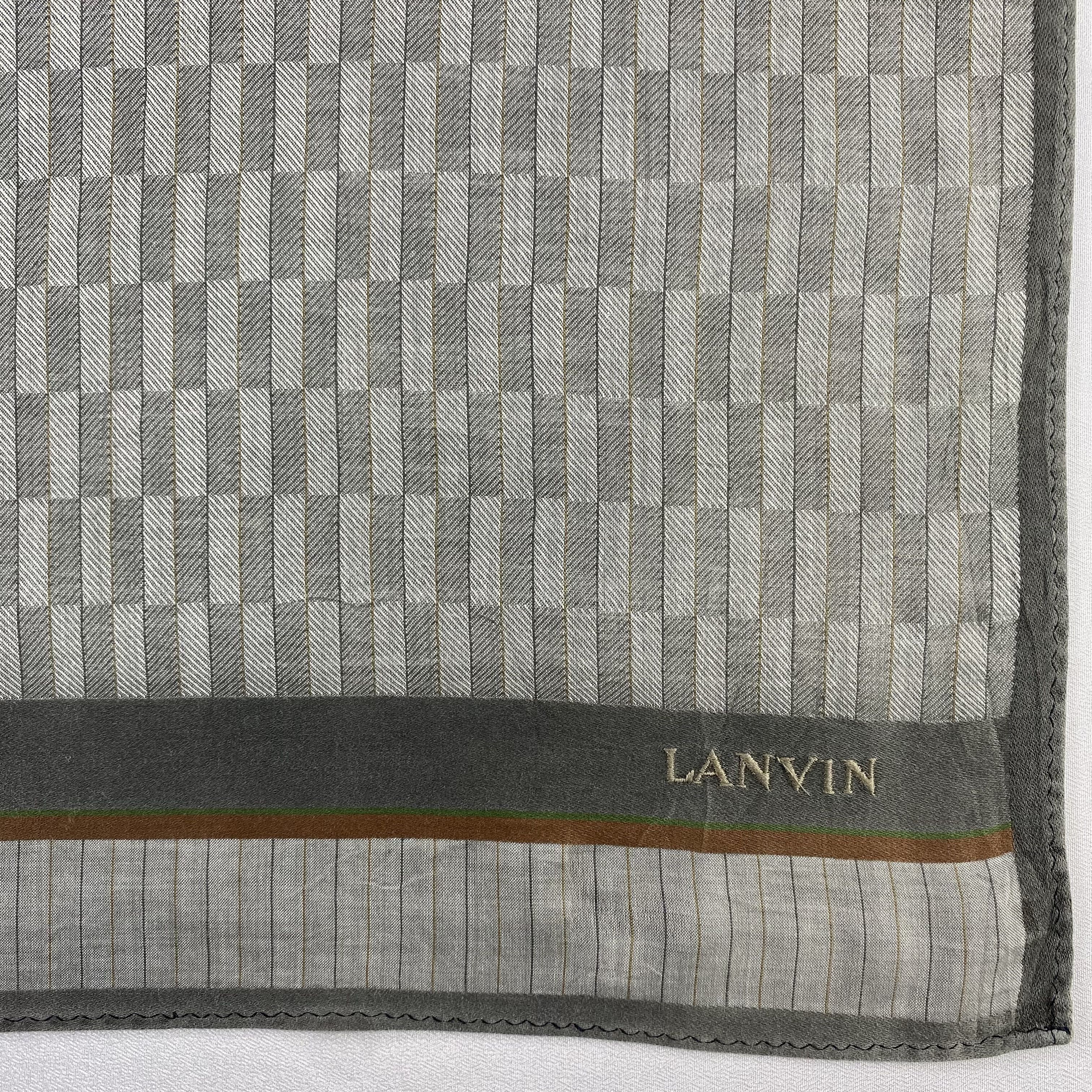 Lanvin × Vintage Lanvin Bandana/ Handkerchief / Neckerchief-P1700 Size ONE SIZE - 3 Thumbnail