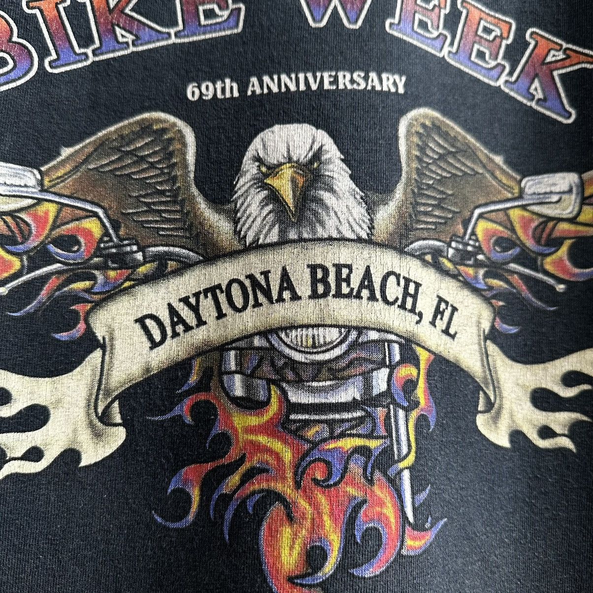 Harley Davidson Vintage Bike Week 2010 Daytona Beach Florida USA Tee Size US L / EU 52-54 / 3 - 8 Thumbnail