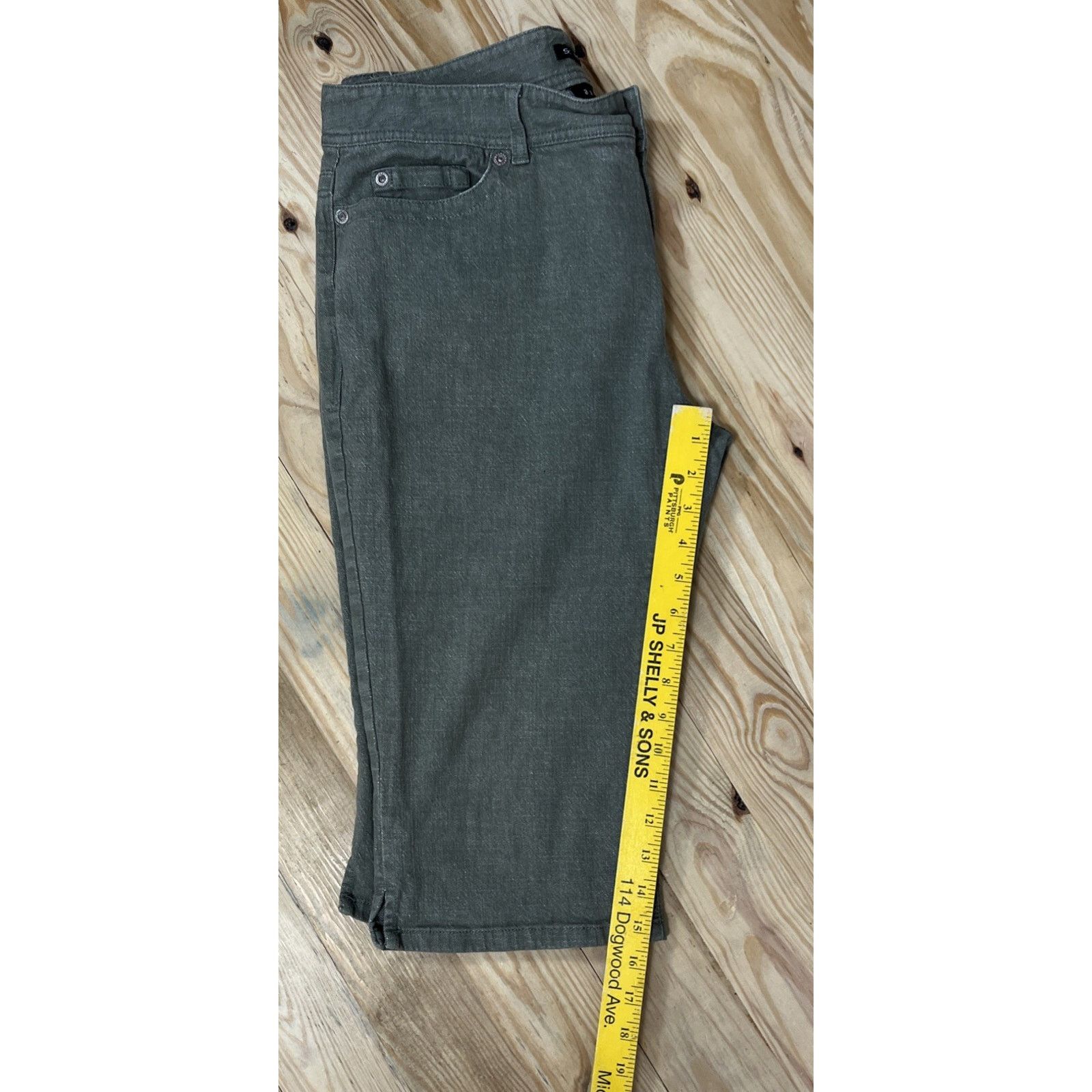 Other Access Women's Stretch Relaxed Fit Capri Jeans Size 14 Size 36" / US 14 / IT 50 - 5 Thumbnail