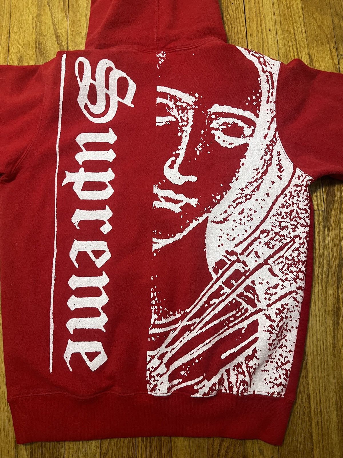 Supreme Supreme Mary Hooded Sweatshirt ‘Red’ Size US M / EU 48-50 / 2 - 11 Thumbnail