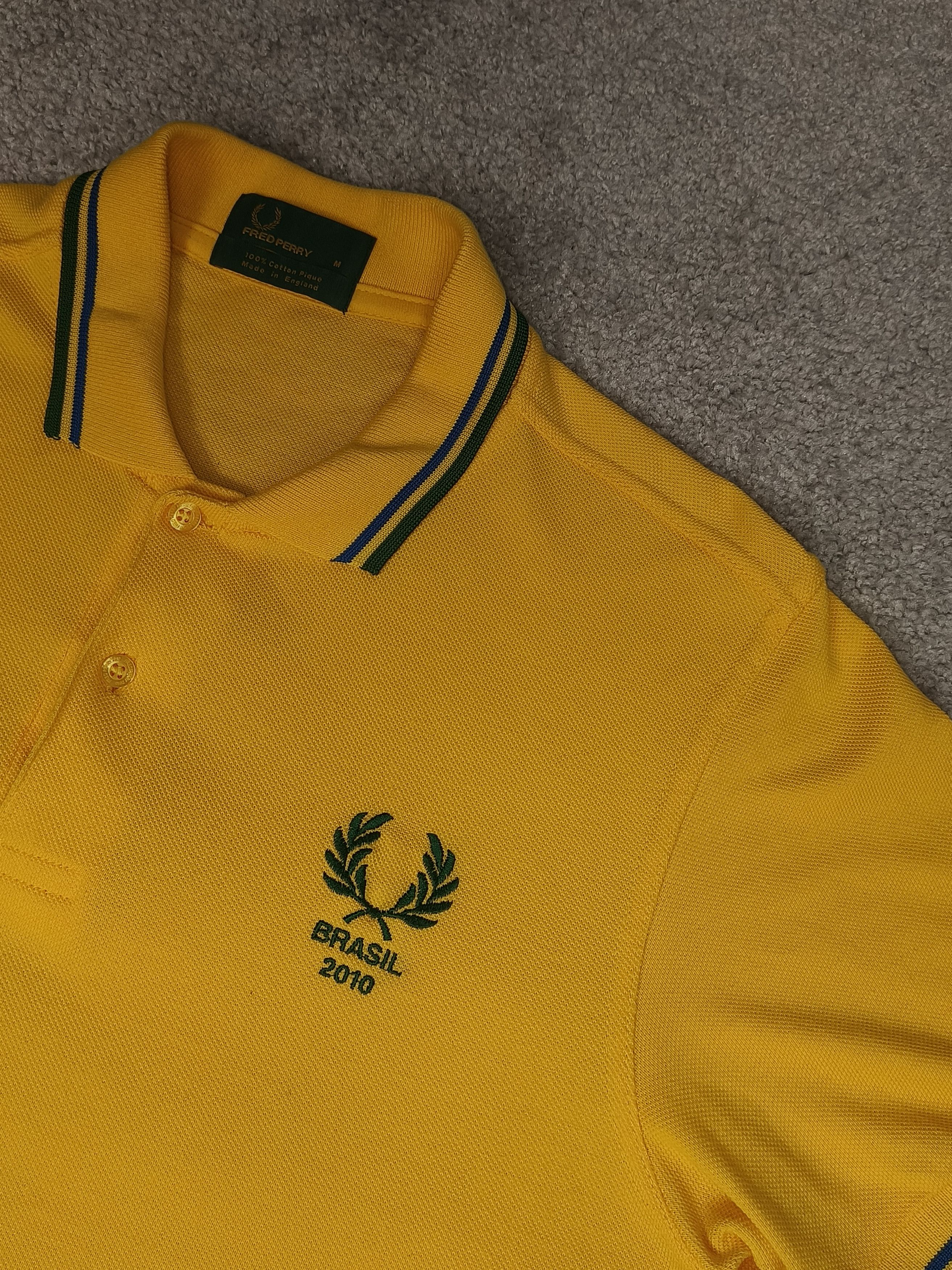Fred Perry Fred Perry 2010 World Cup Brazil Tournament Ltd Edition Polo Size US M / EU 48-50 / 2 - 2 Thumbnail