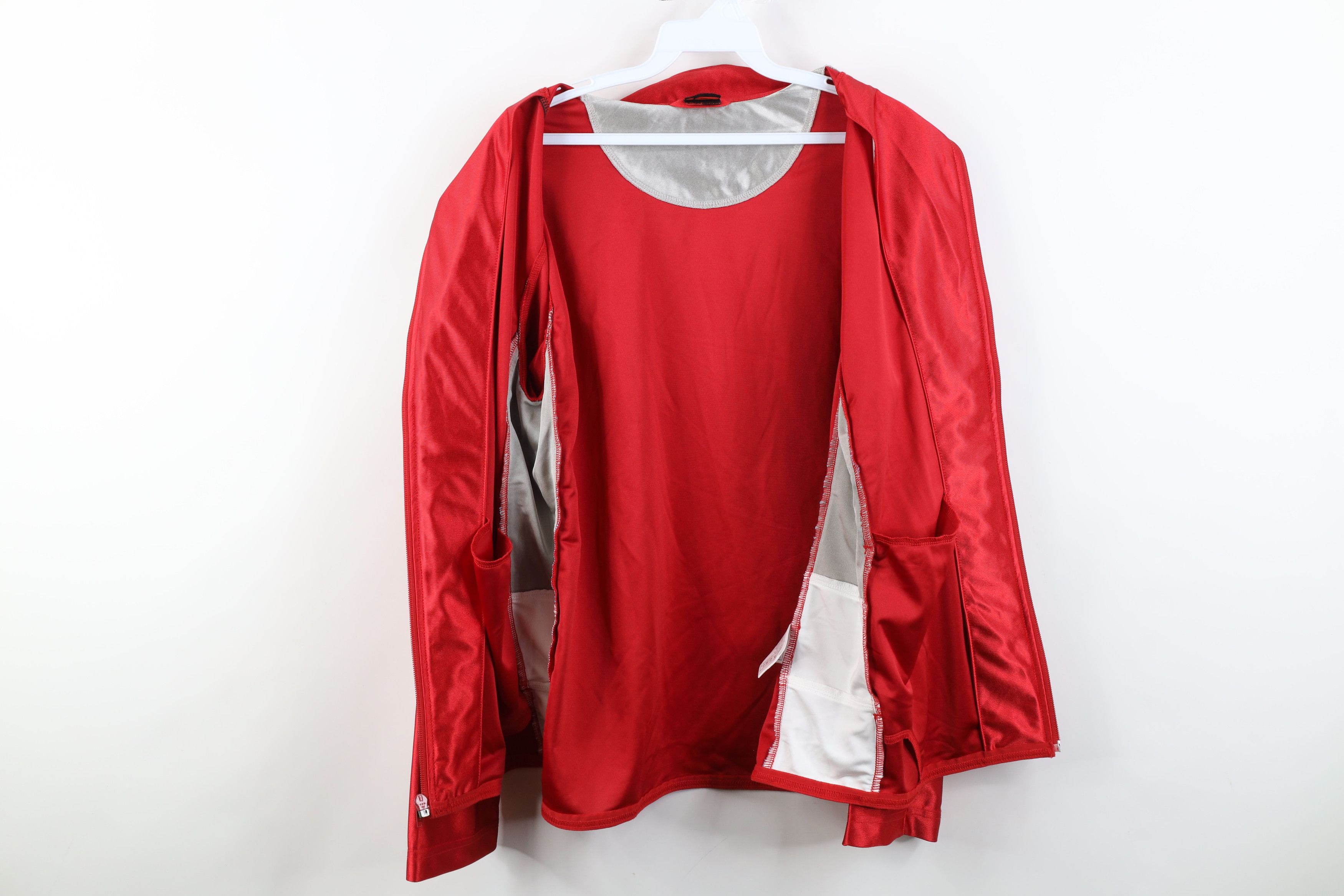 Nike Vintage 90s Nike Silky Dazzle Full Zip Basketball Jacket Size US S / EU 44-46 / 1 - 13 Thumbnail