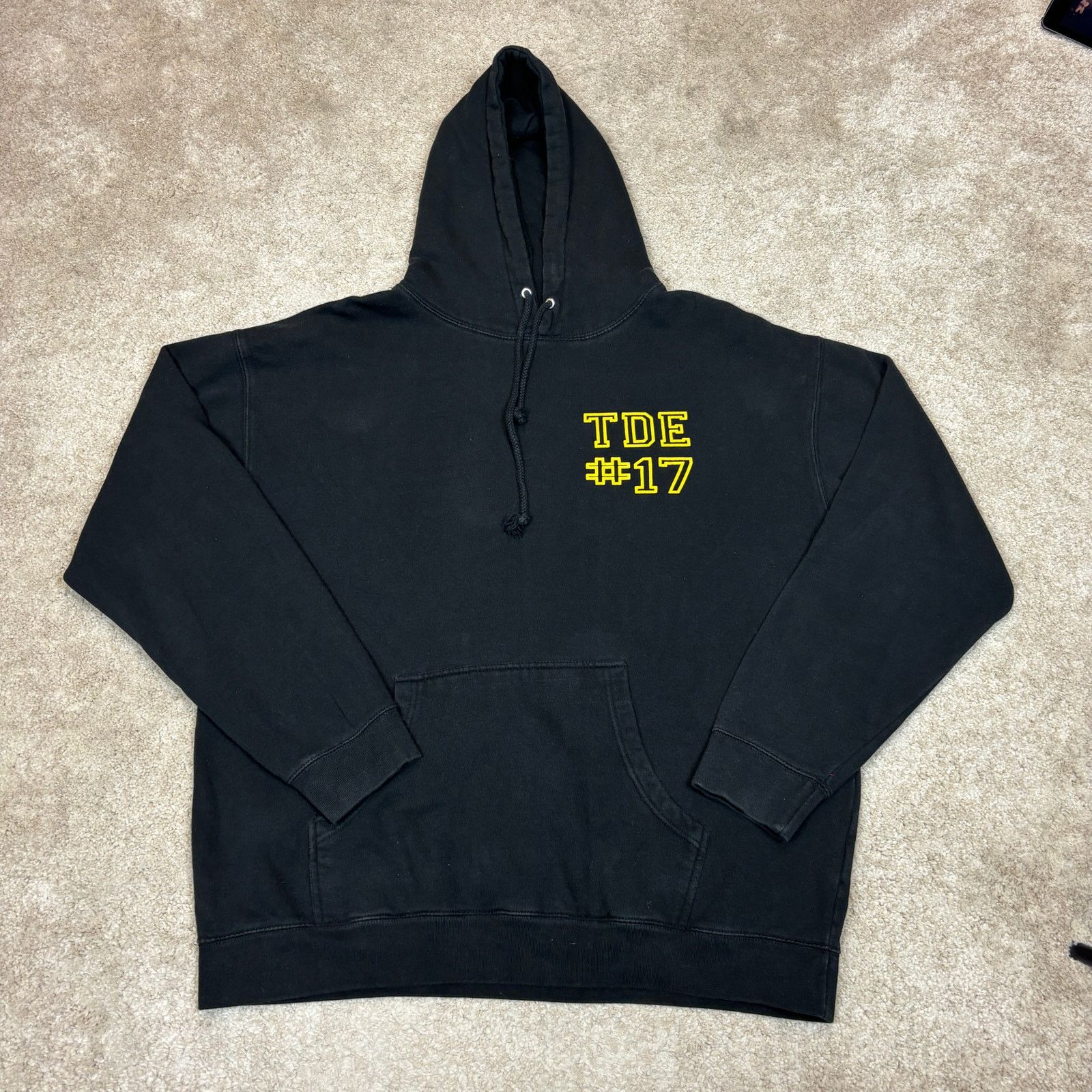 Top Dawg Entertainment Rare TDE LA Lakers Top Dog Ent #17 Hoodie Men's XL Kenrick Size US XL / EU 56 / 4 - 2 Thumbnail